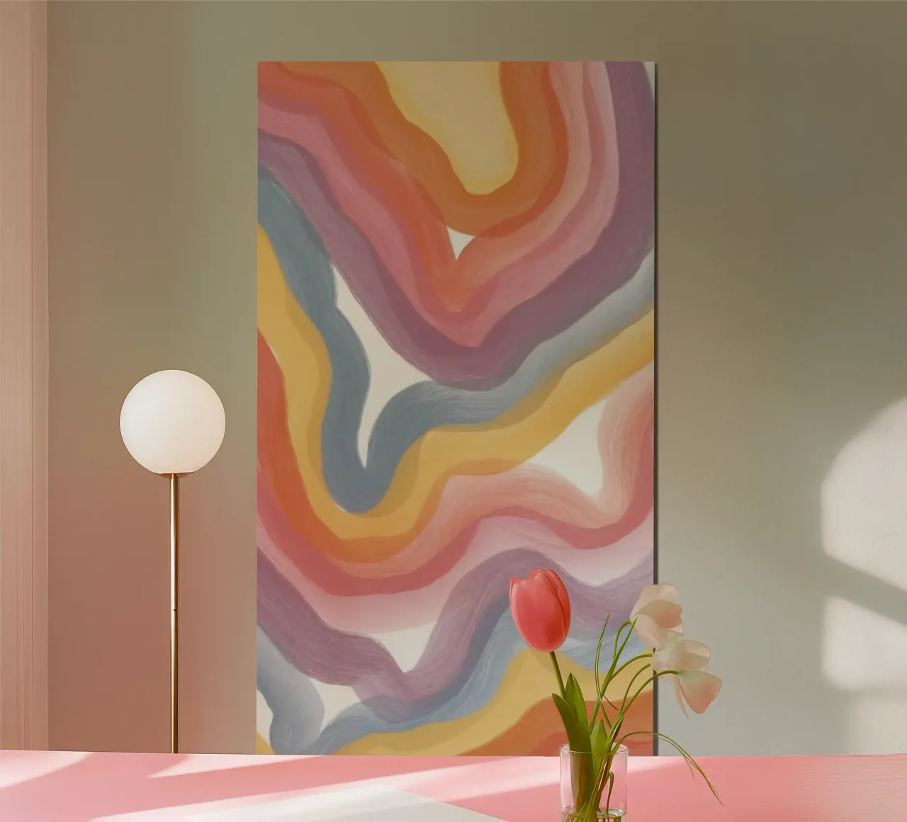 curve line ink gradient poster da grace