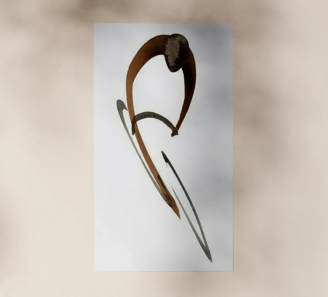 abstract ink shape pellicola backlit da comura