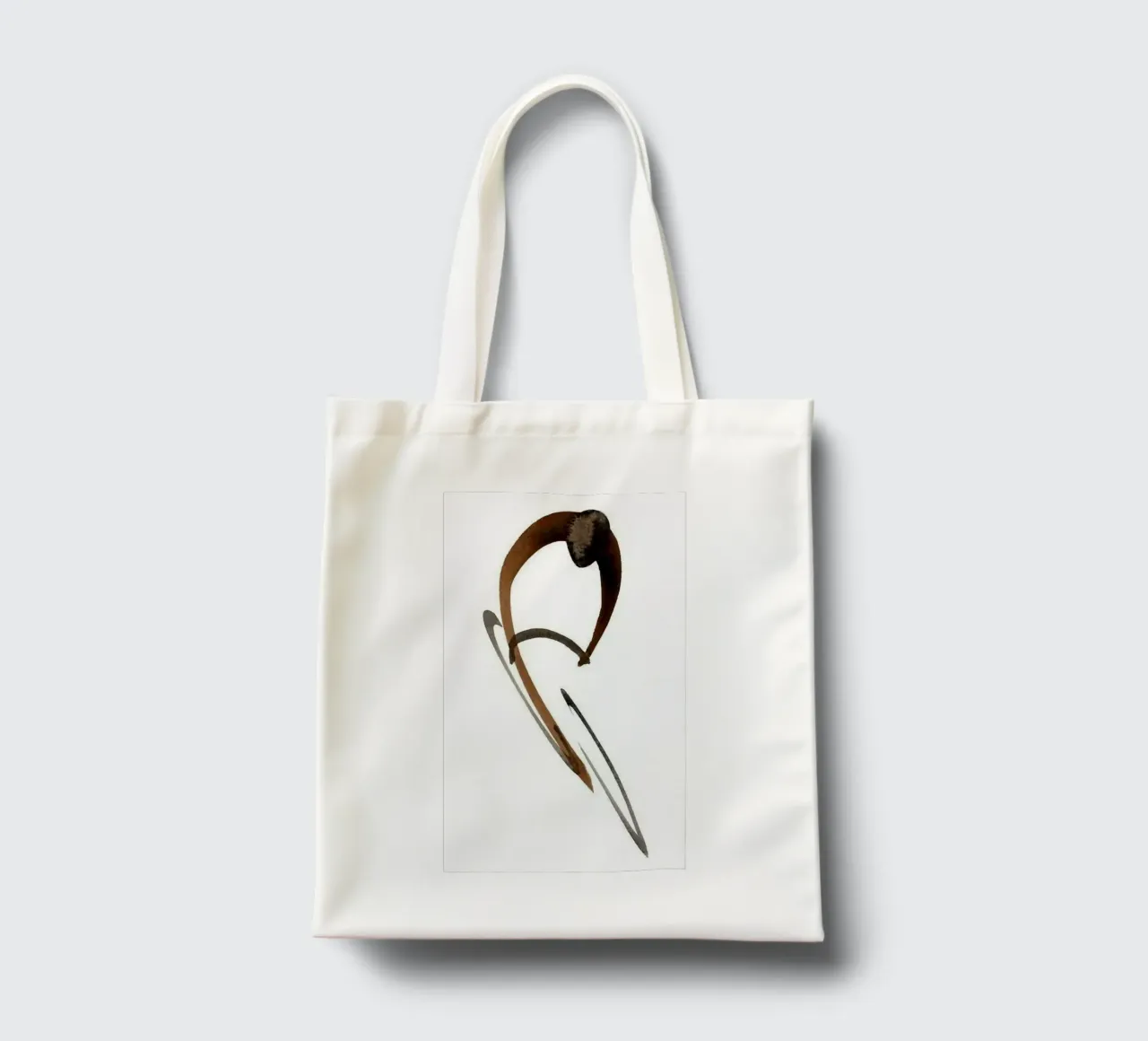 abstract ink shape borsa in juta da comura