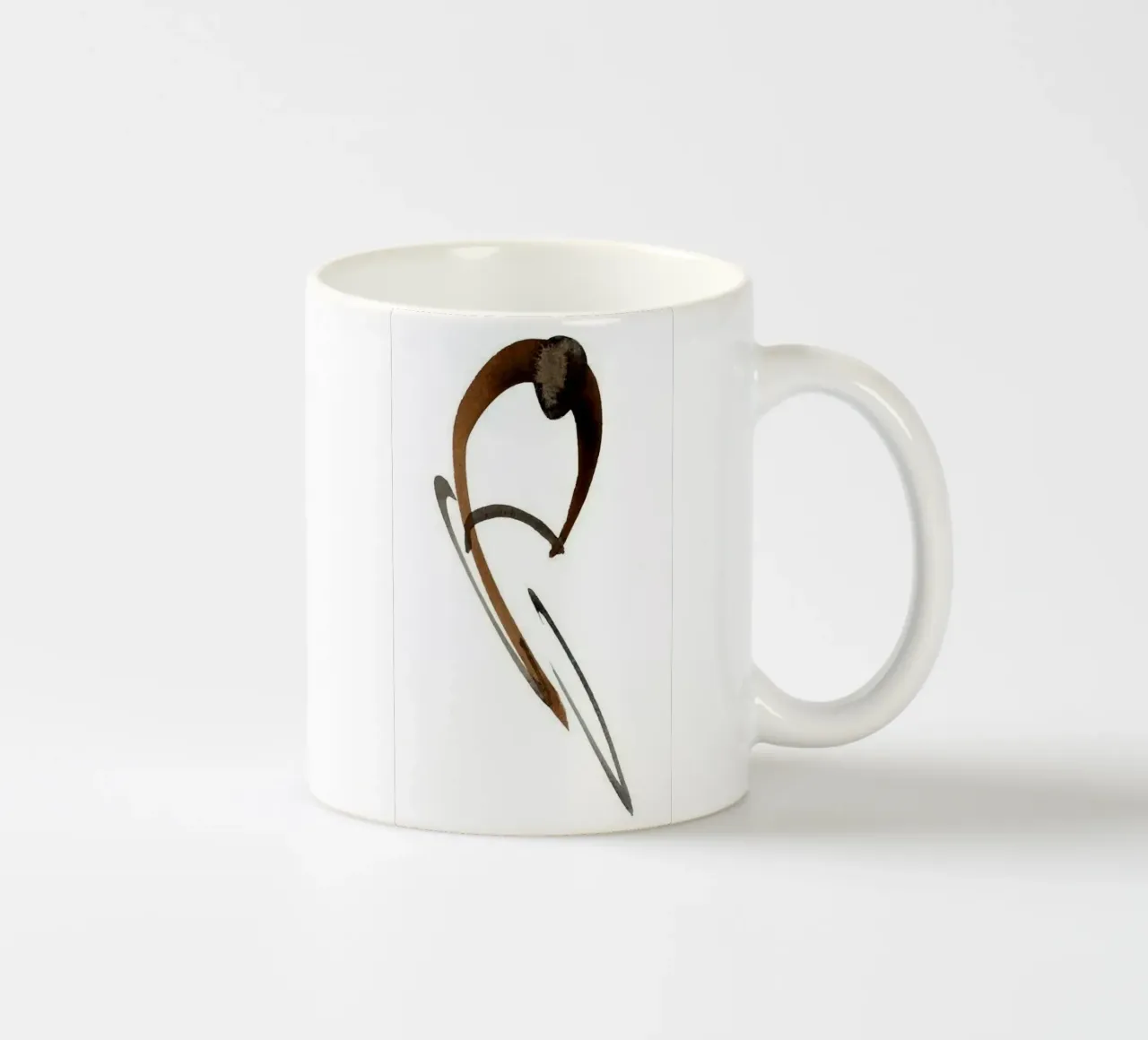 abstract ink shape tazza in ceramica da comura