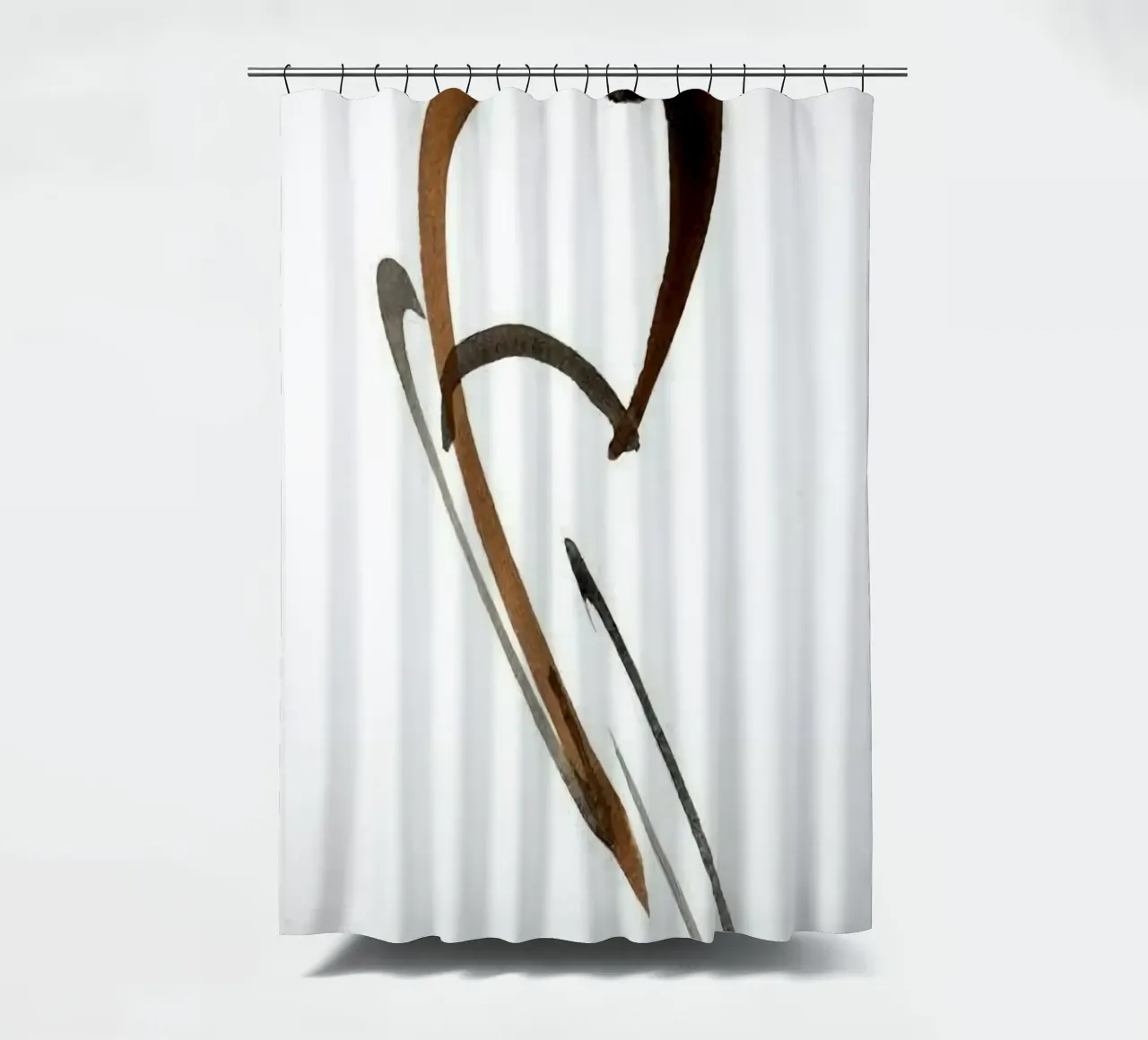 abstract ink shape tenda da doccia da comura