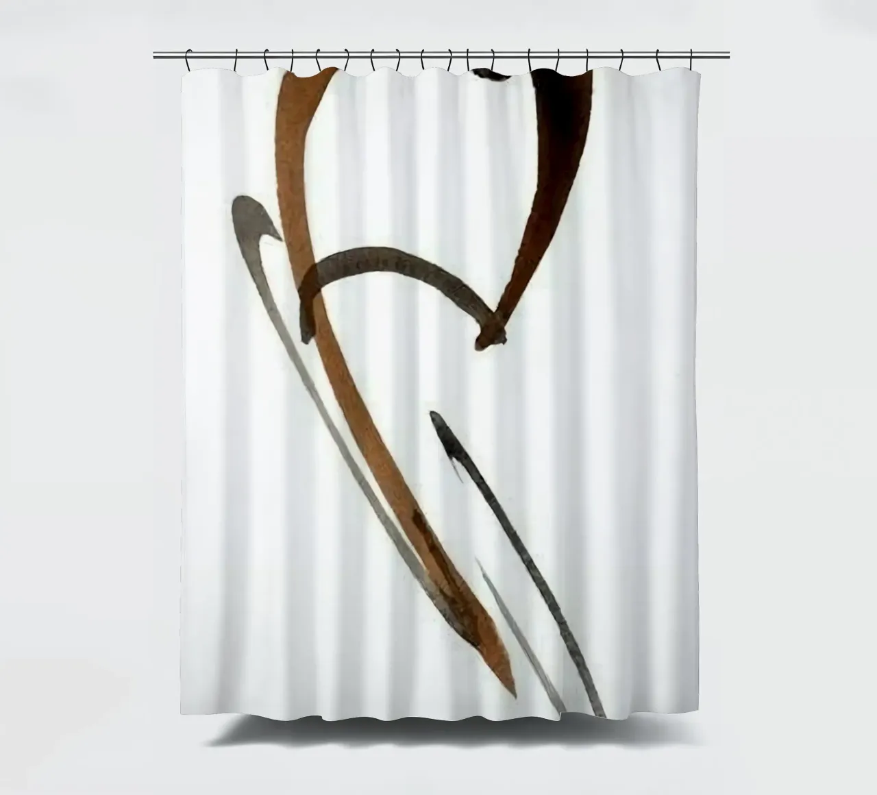 abstract ink shape tenda da doccia da comura