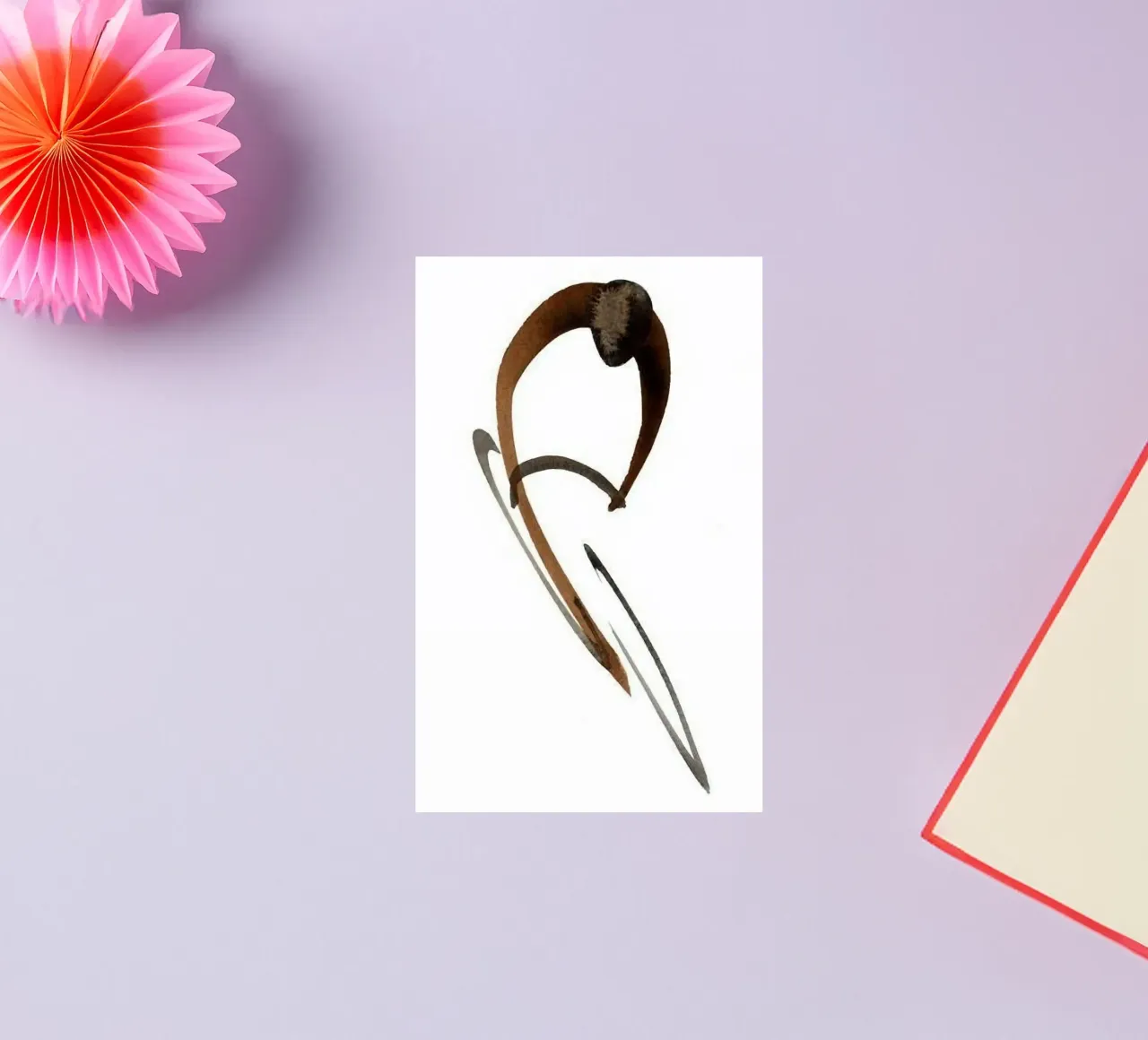 abstract ink shape adesivo da comura
