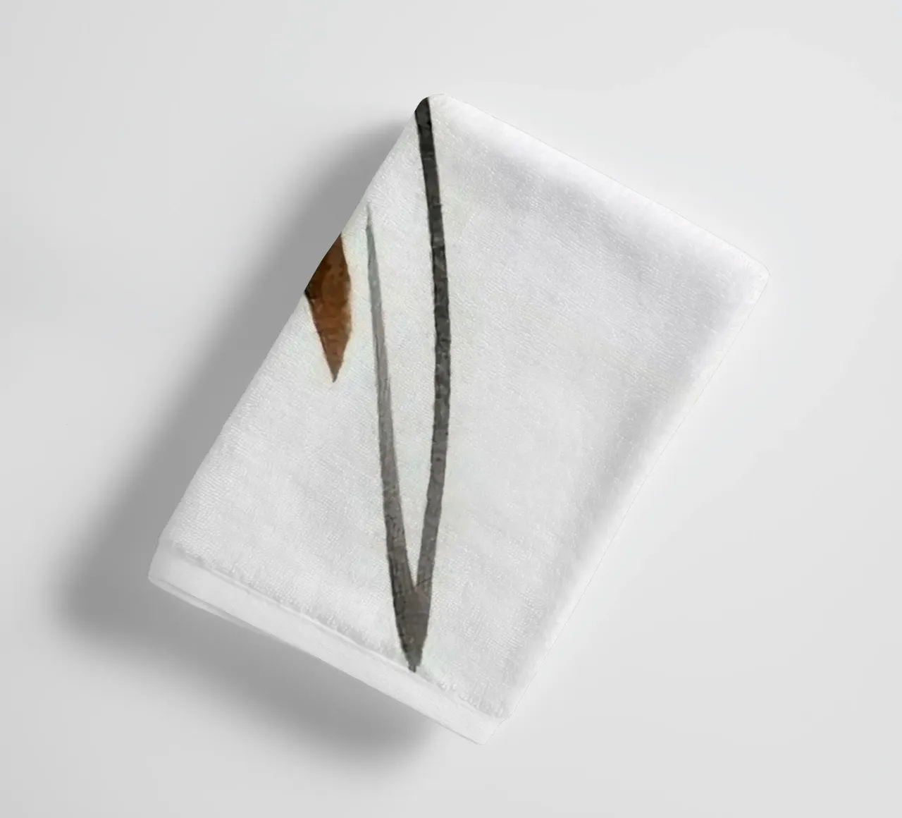 abstract ink shape asciugamano da bagno da comura
