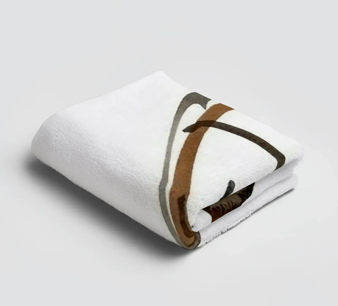 abstract ink shape asciugamano da bagno da comura