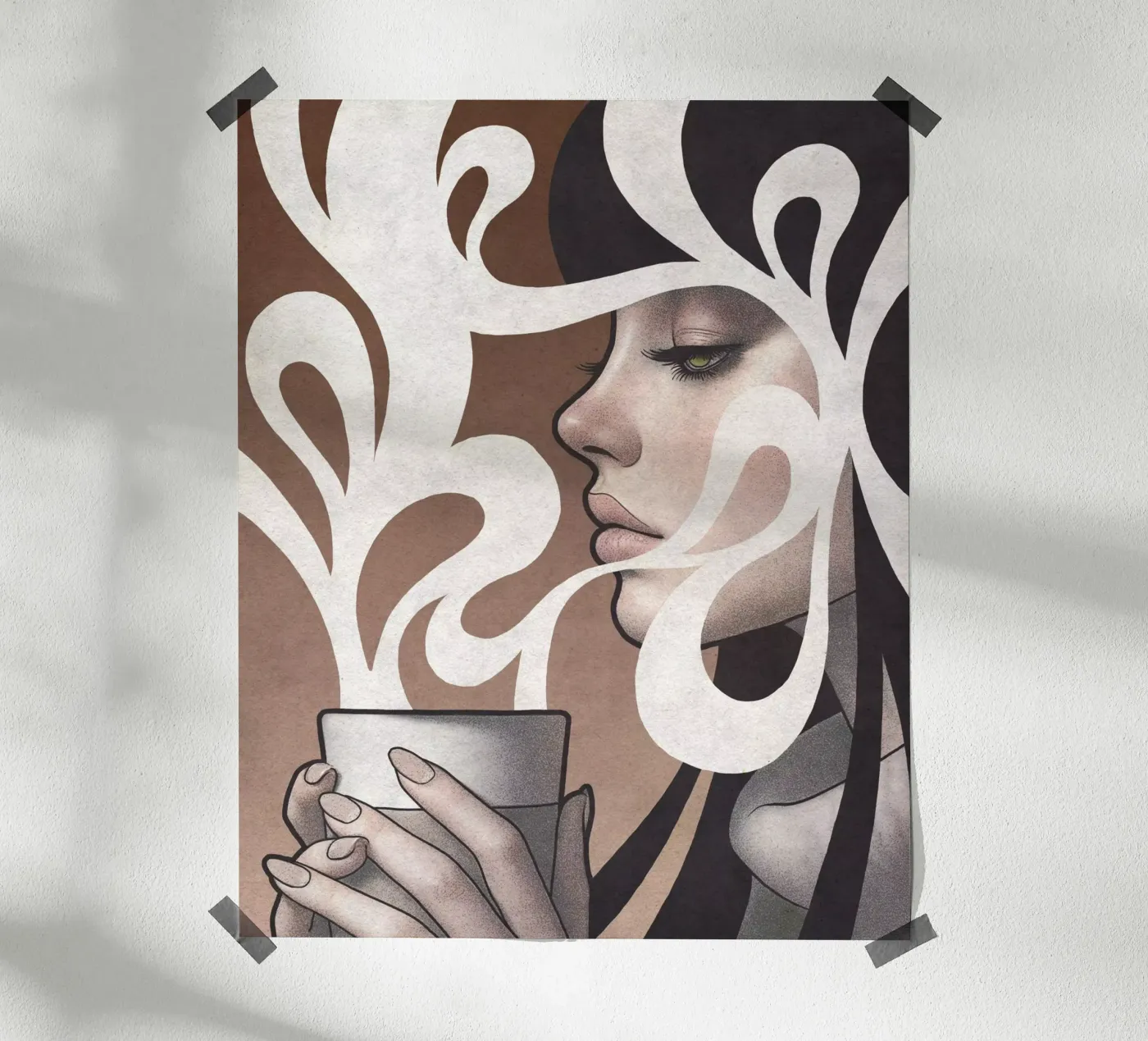 Coffee Break Poster von Kuba Gornowicz
