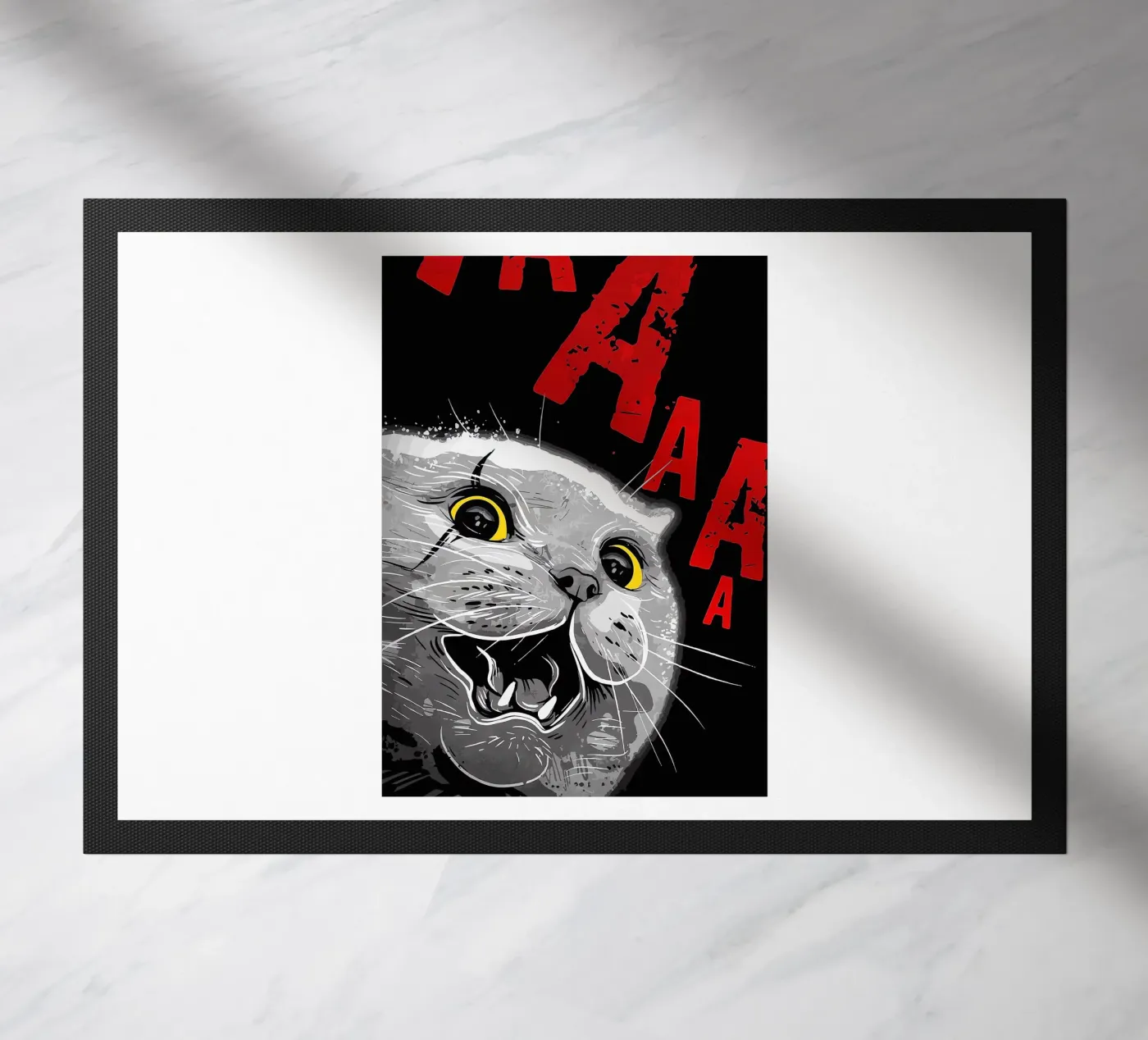 Cute Cat doormat by Arjun