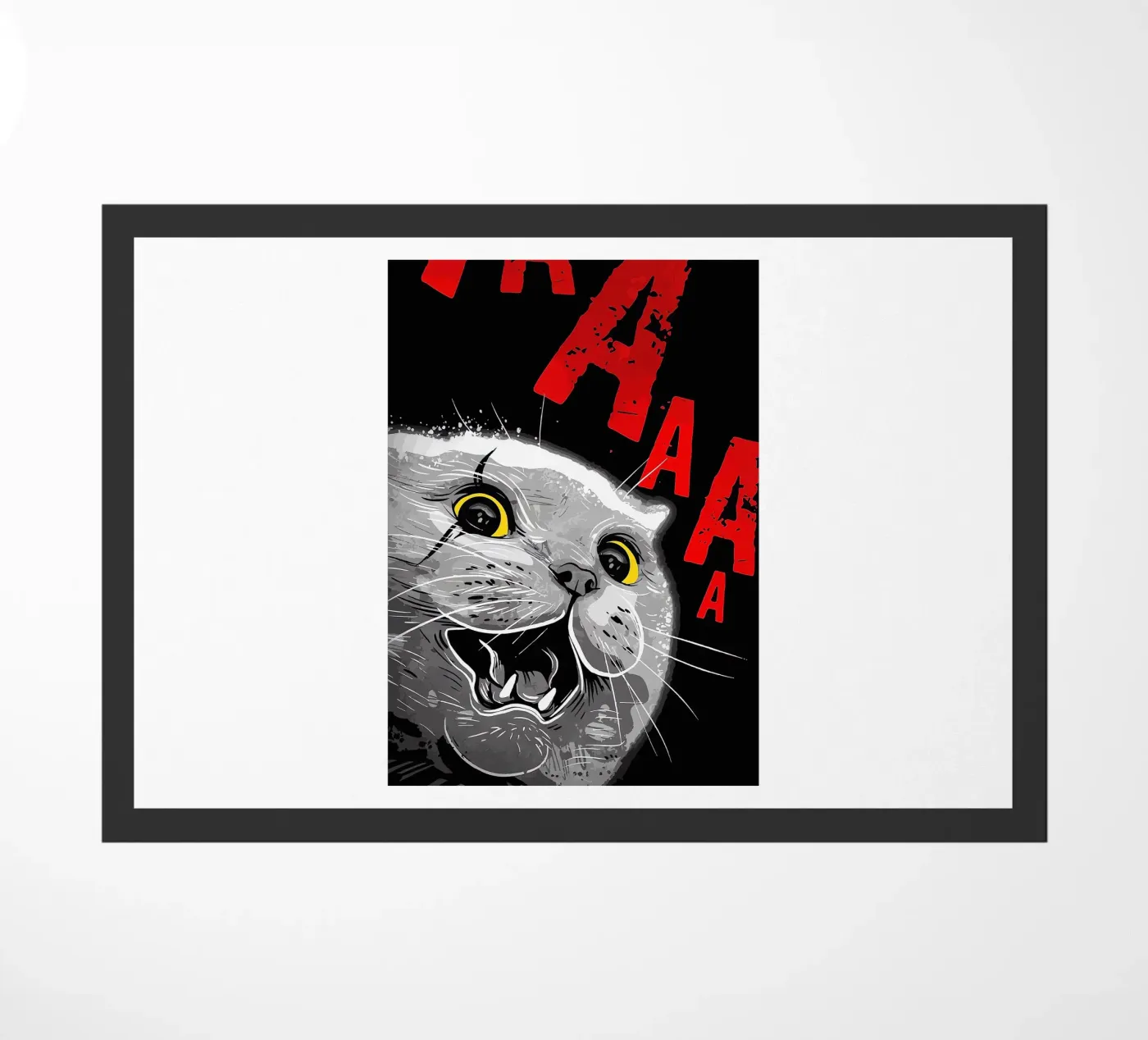 Cute Cat doormat by Arjun