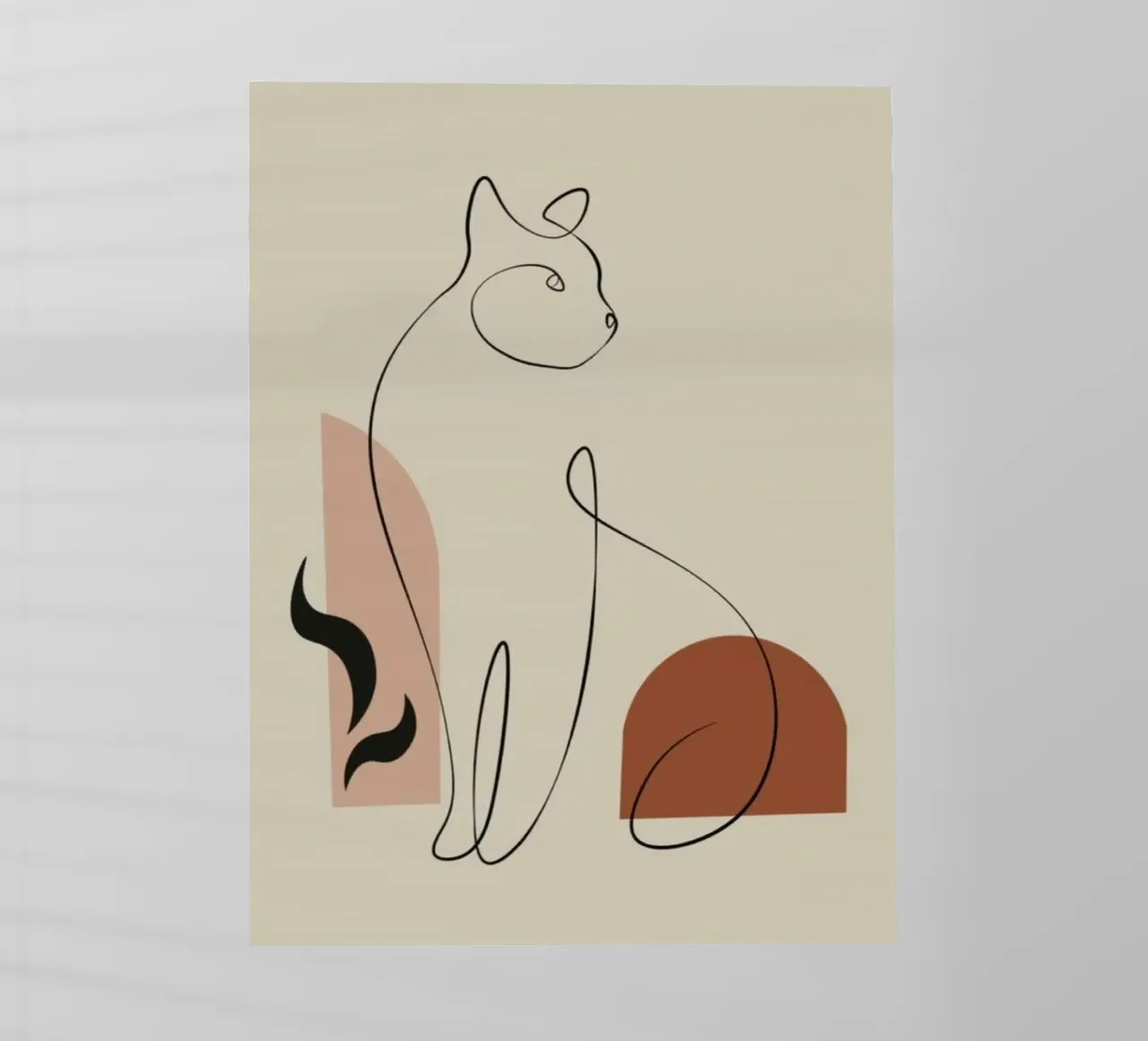 cat line in shape color pellicola backlit da grace