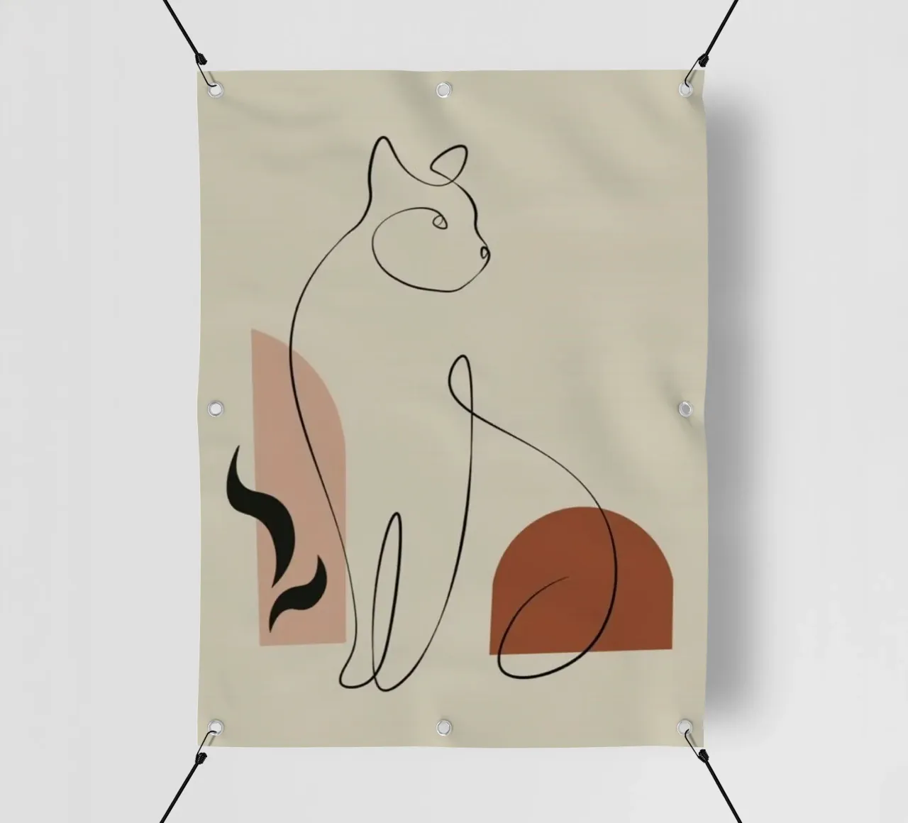 cat line in shape color telo in pvc da grace