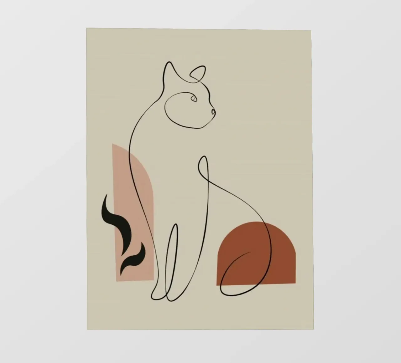cat line in shape color telo in pvc da grace