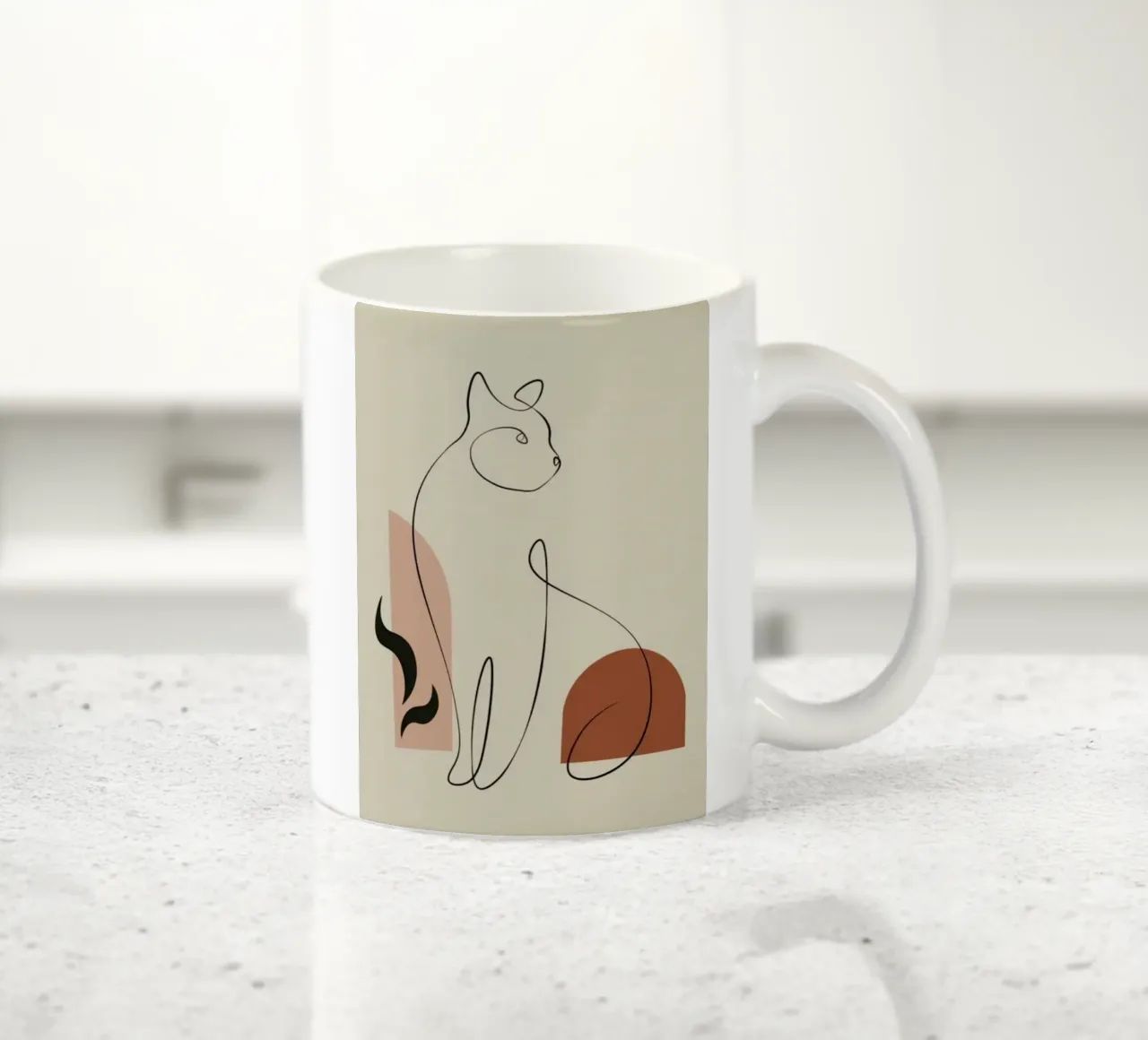cat line in shape color tazza in ceramica da grace