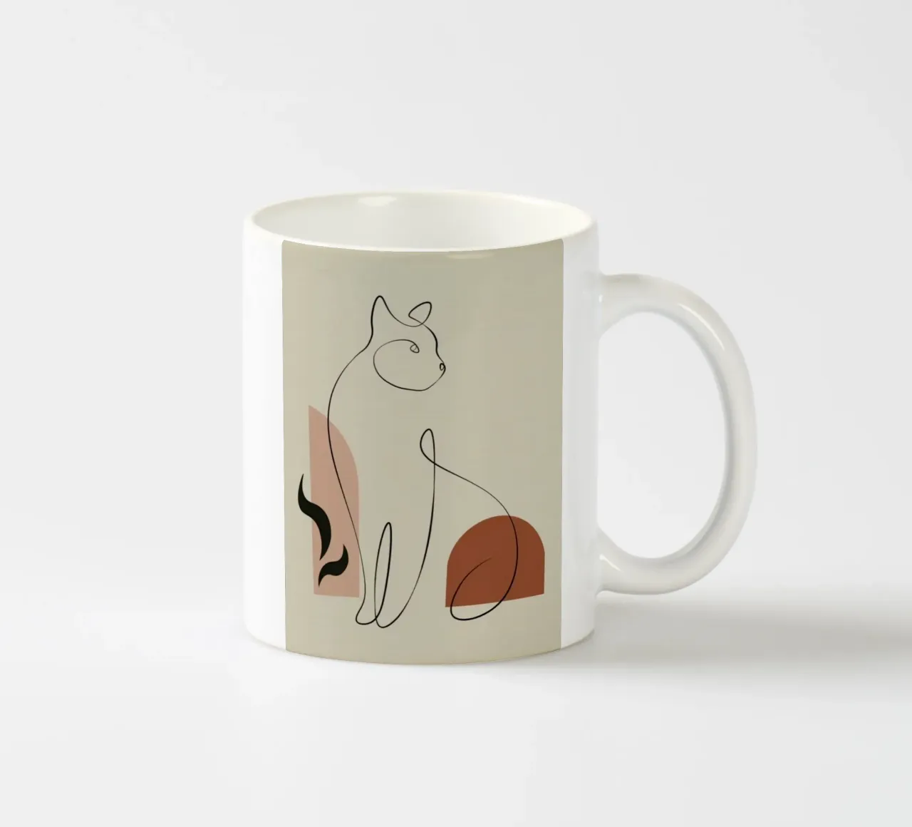 cat line in shape color tazza in ceramica da grace