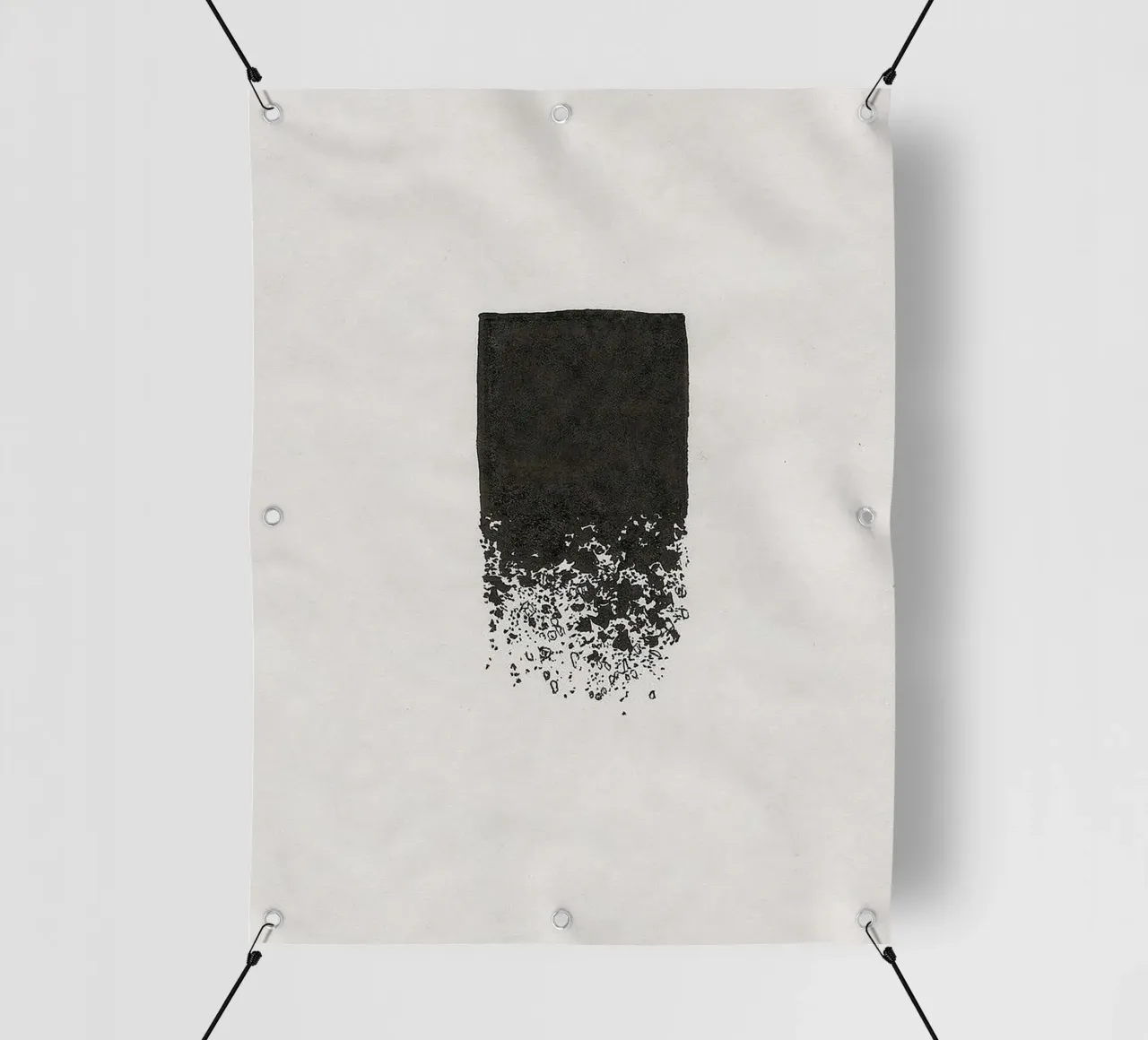 art shape black shade telo in pvc da comura