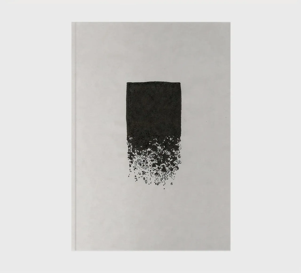 art shape black shade notebook by comura