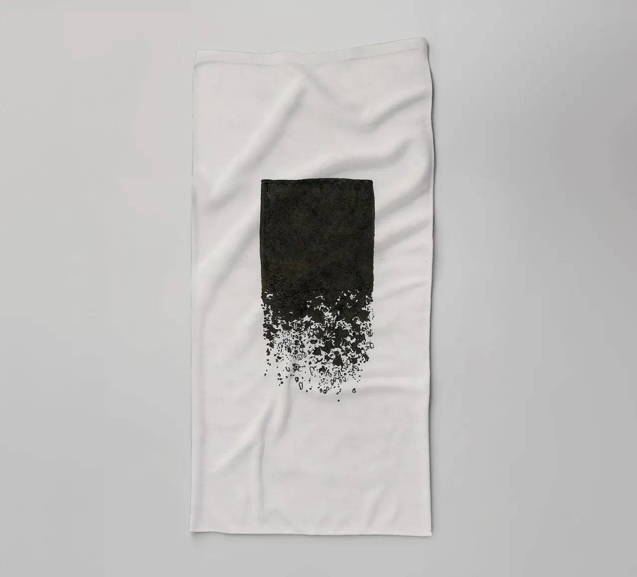 art shape black shade asciugamano da bagno da comura