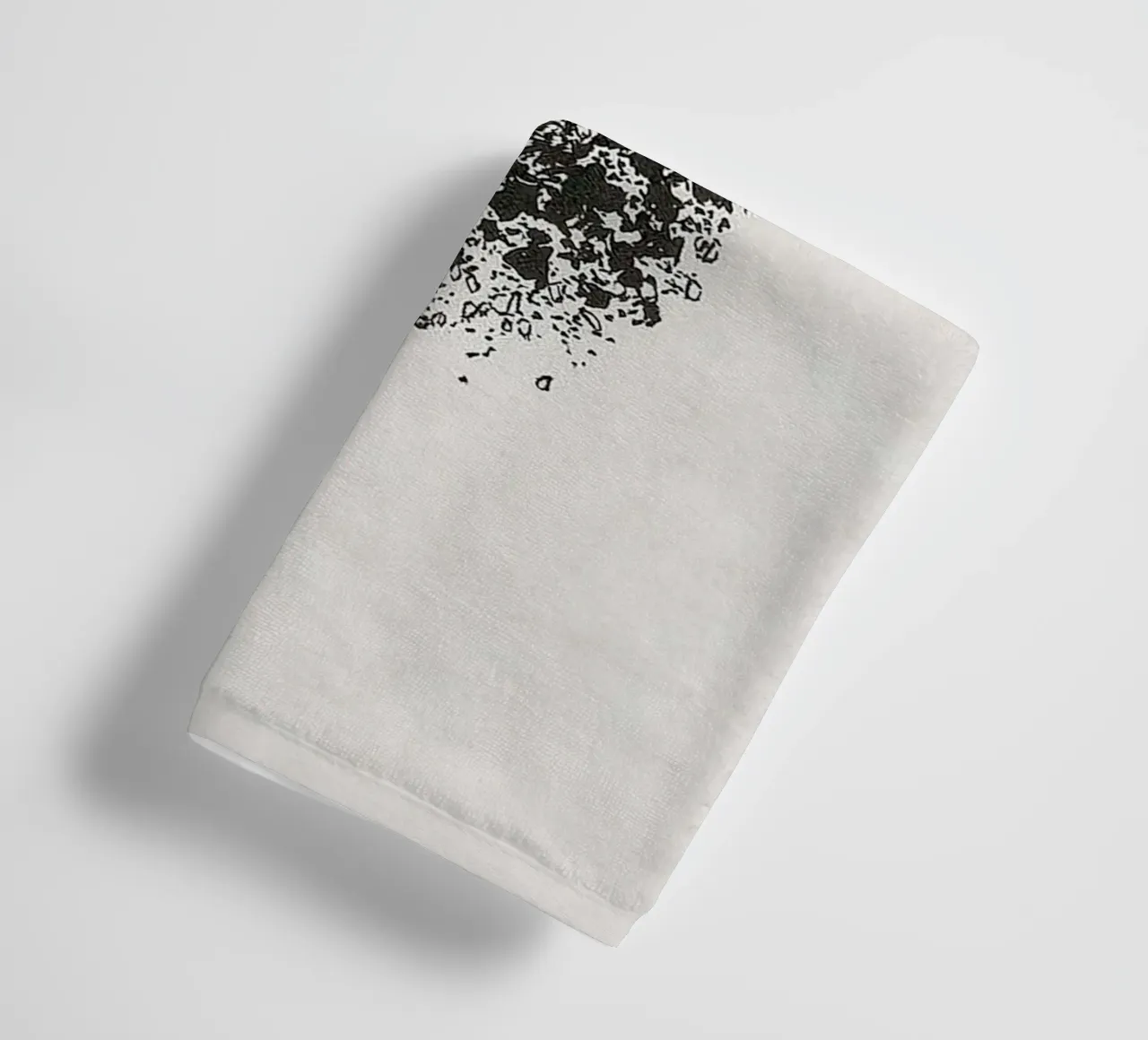 art shape black shade asciugamano da bagno da comura