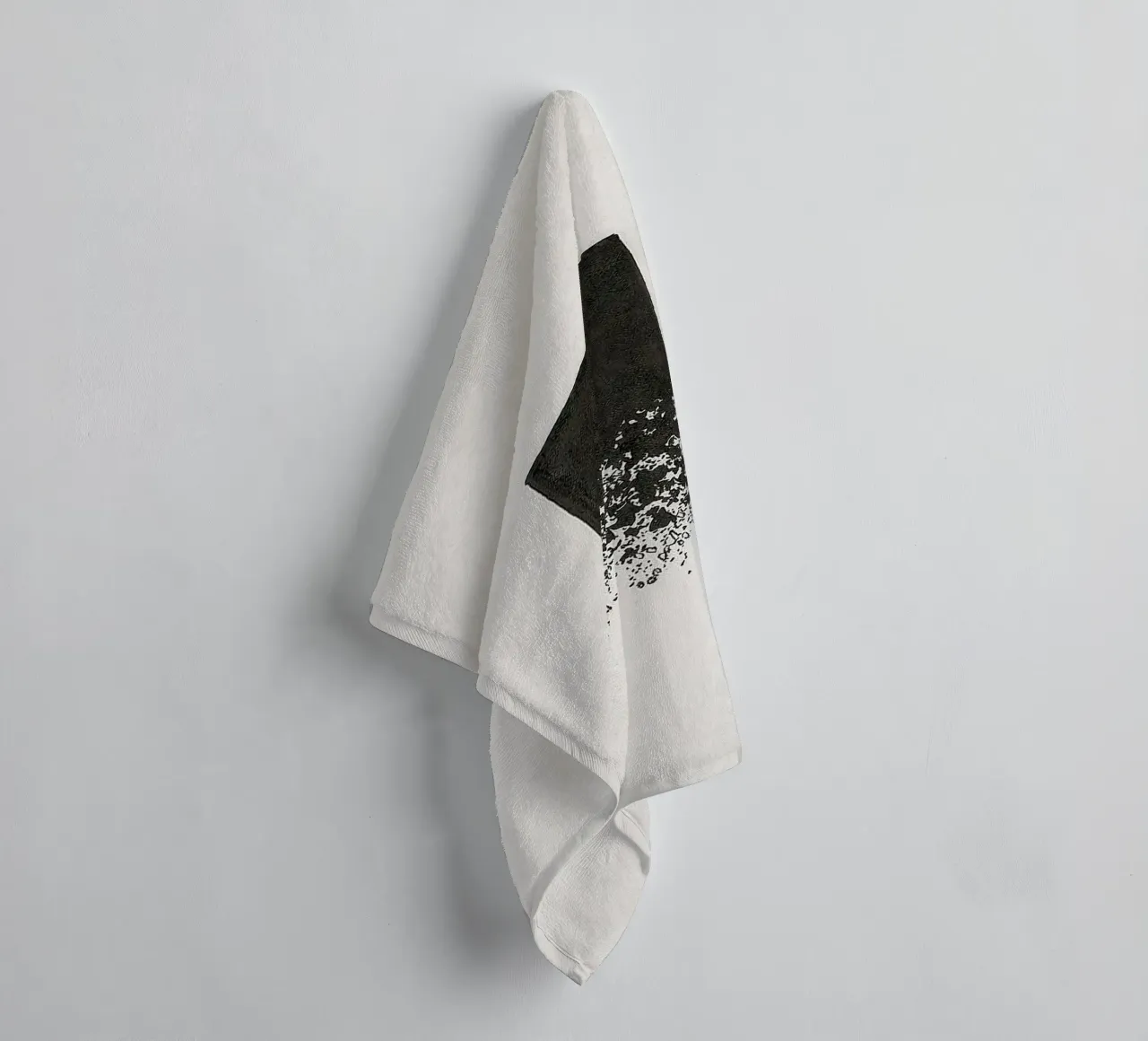 art shape black shade asciugamano da bagno da comura