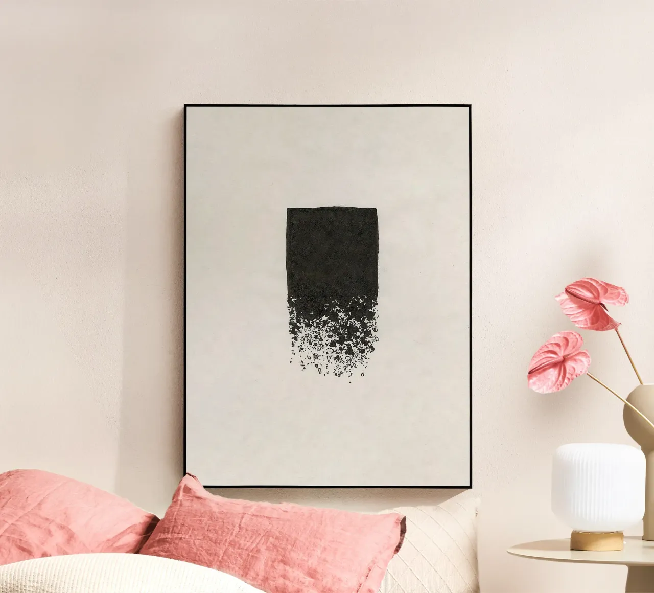 art shape black shade plexiglass da comura