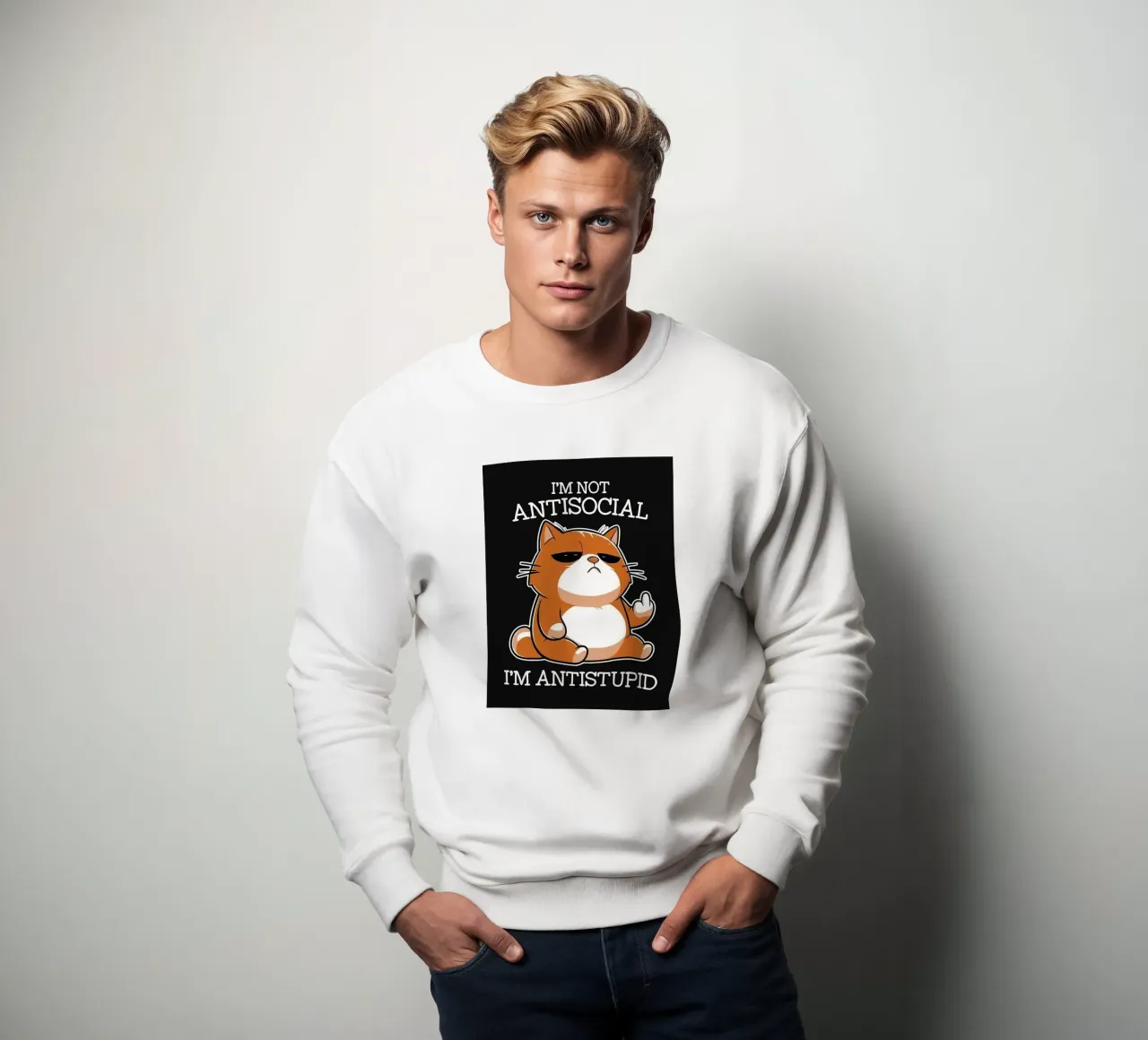 Non sono antisociale felpa da Arjun