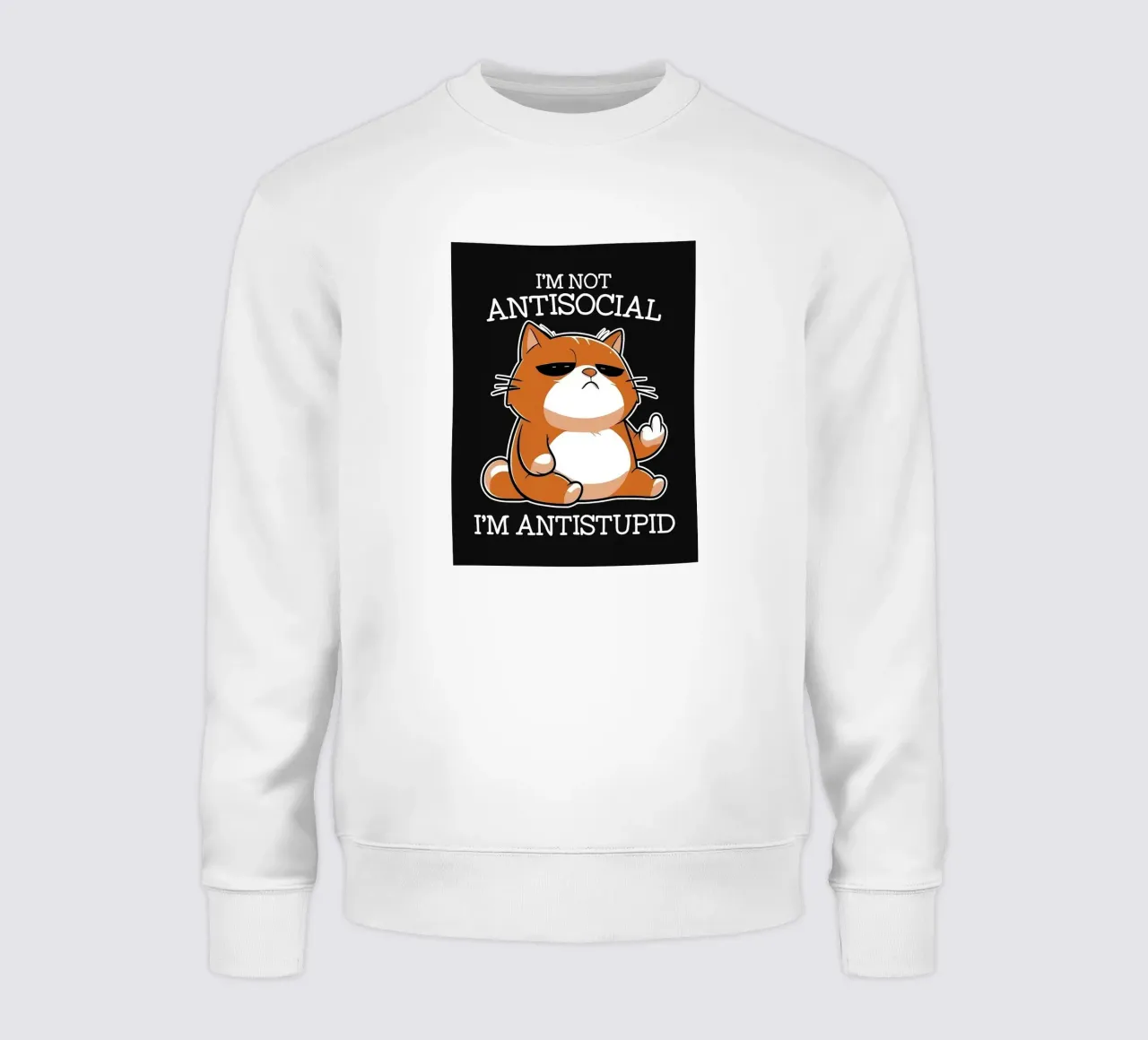 Non sono antisociale felpa da Arjun