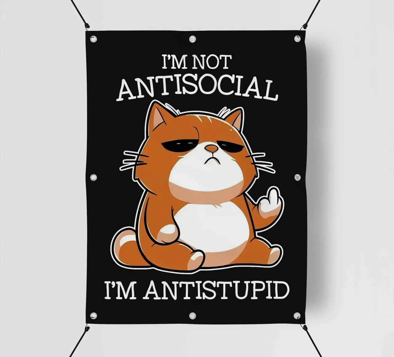 Non sono antisociale telo in pvc da Arjun