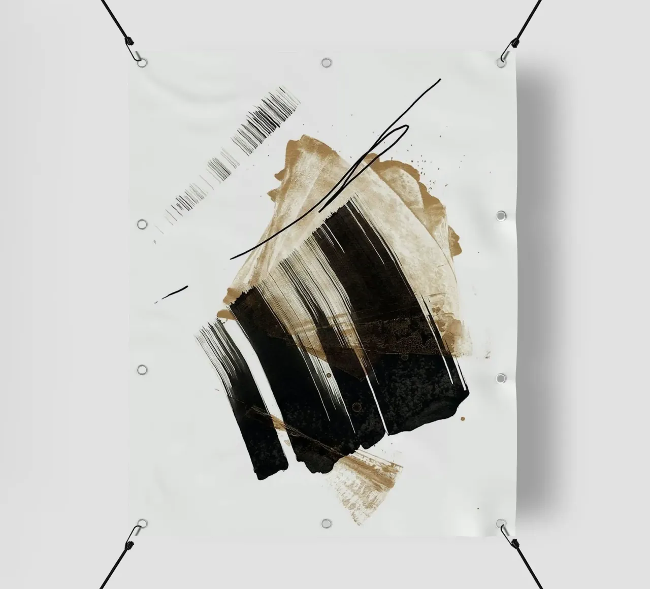 ink art shape minimal telo in pvc da comura