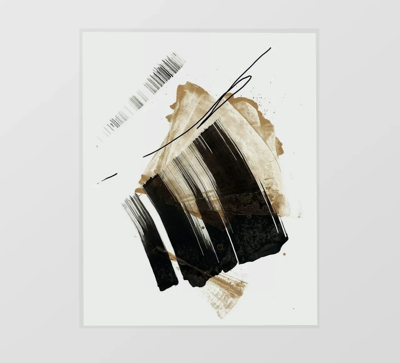 ink art shape minimal telo in pvc da comura