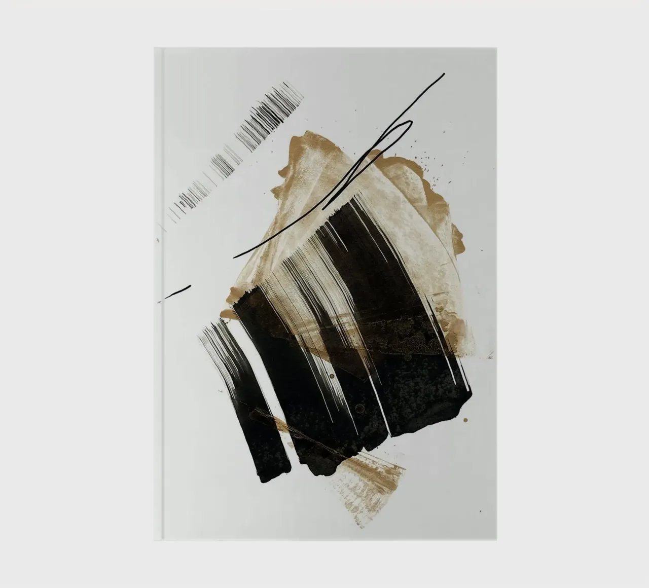 ink art shape minimal notebook by comura