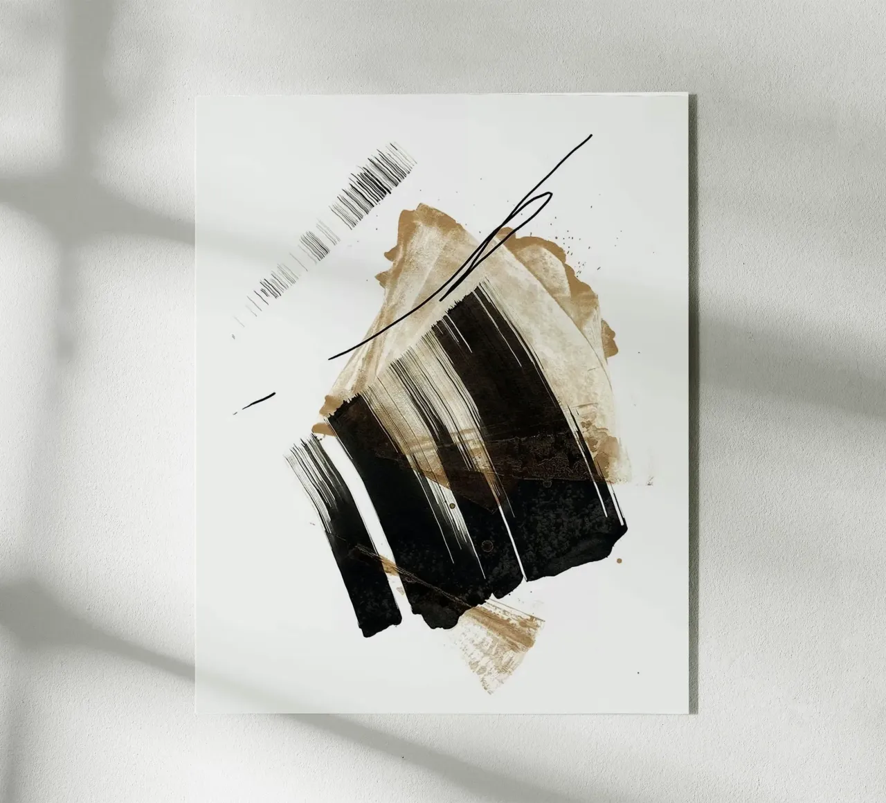 ink art shape minimal plexiglass da comura