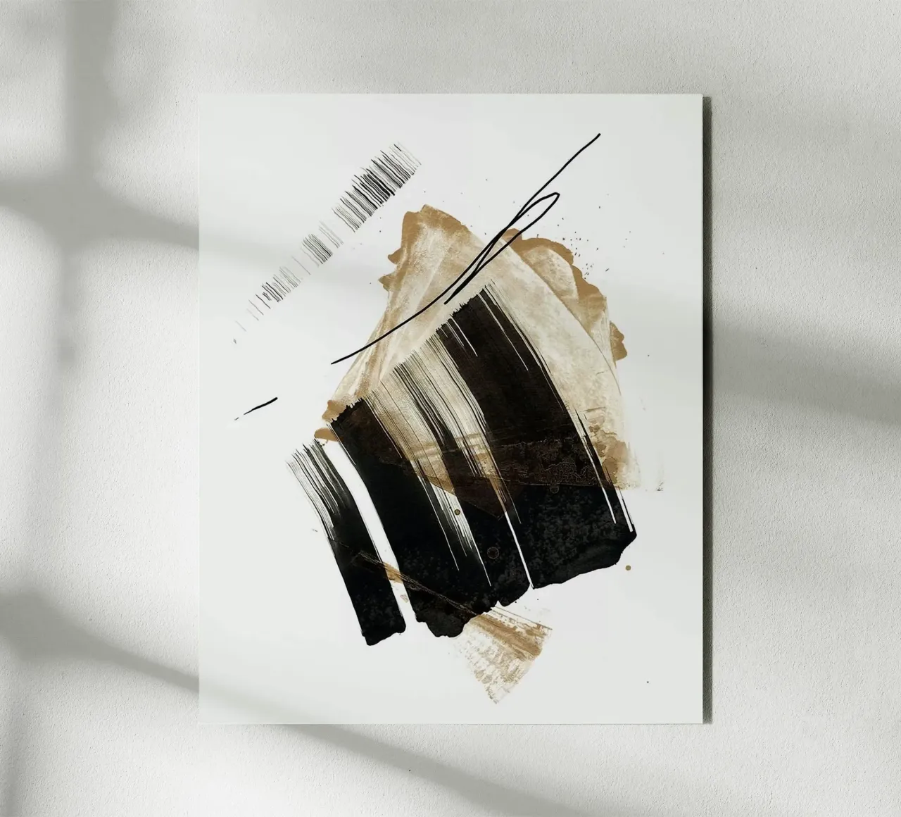 ink art shape minimal alluminio dibond da comura
