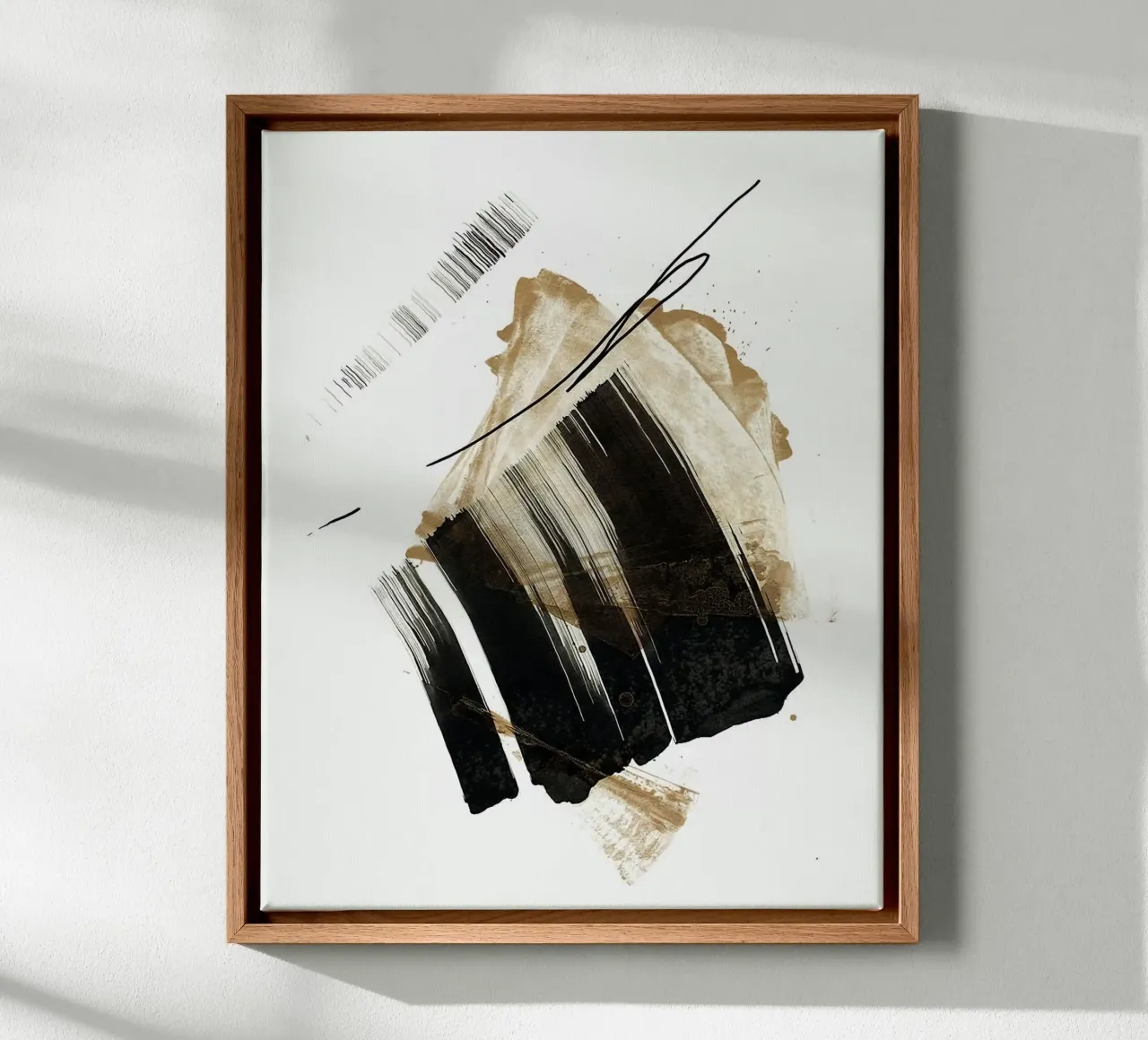ink art shape minimal tela da comura