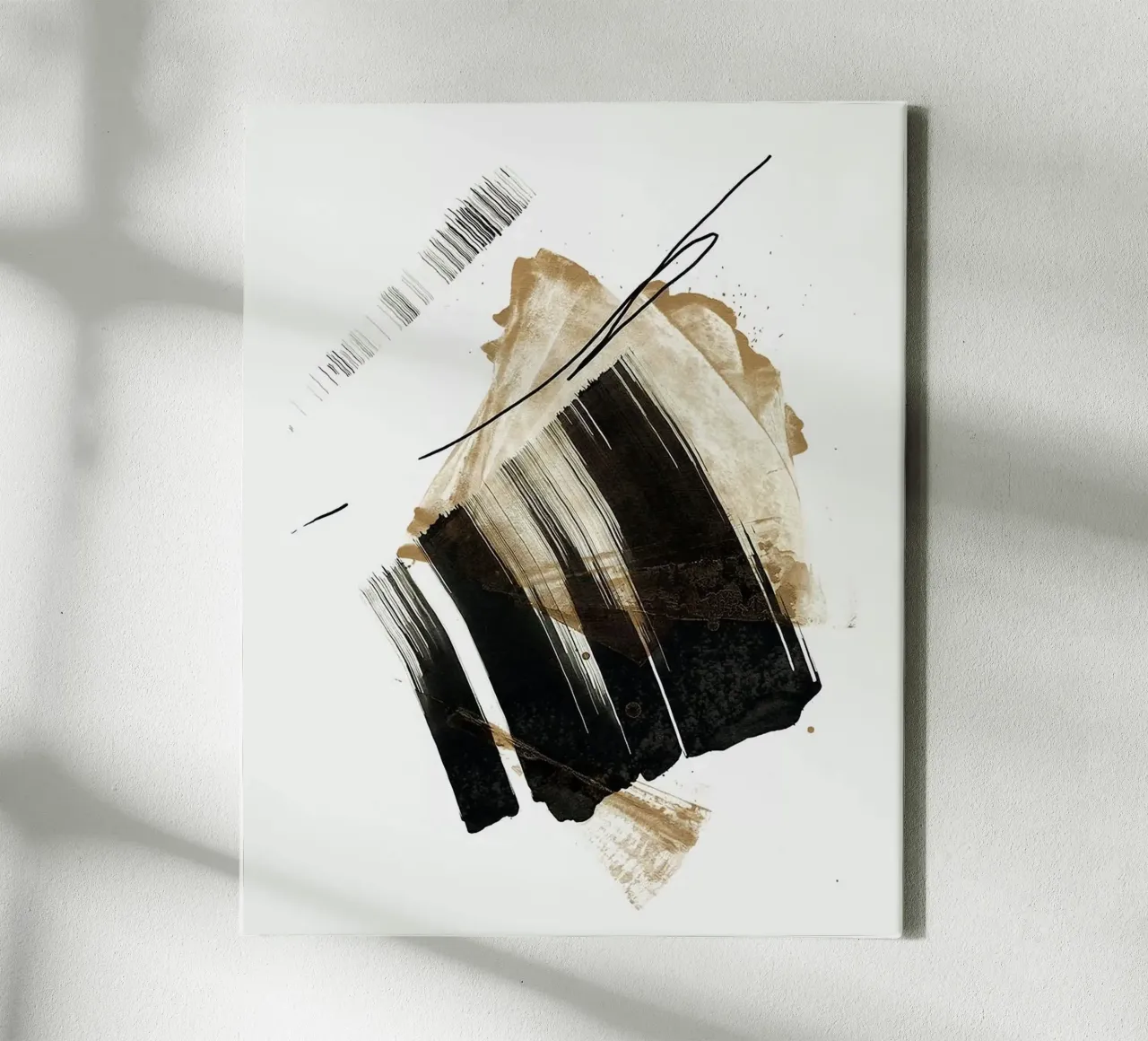 ink art shape minimal tela da comura