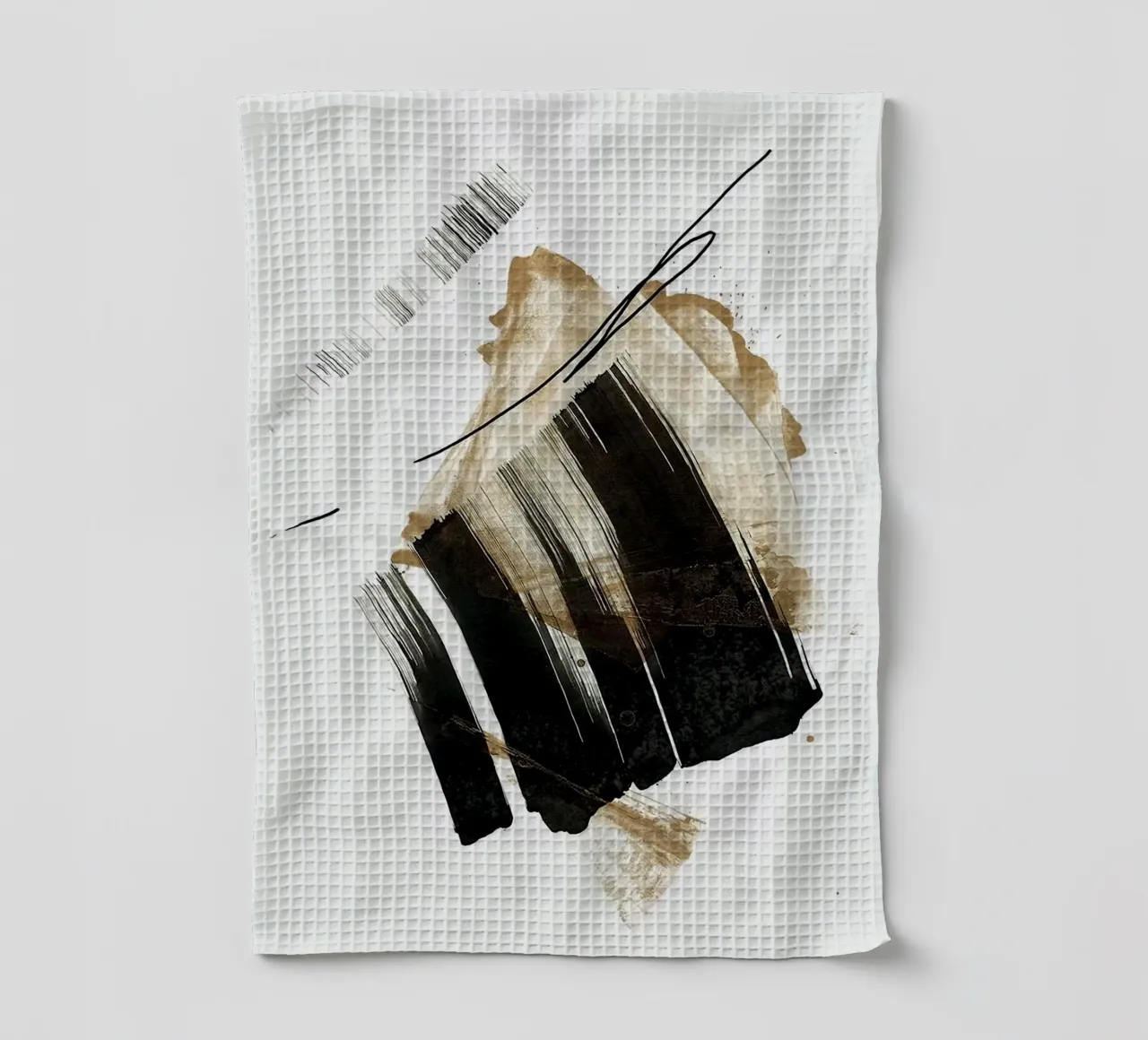 ink art shape minimal canovaccio da cucina da comura