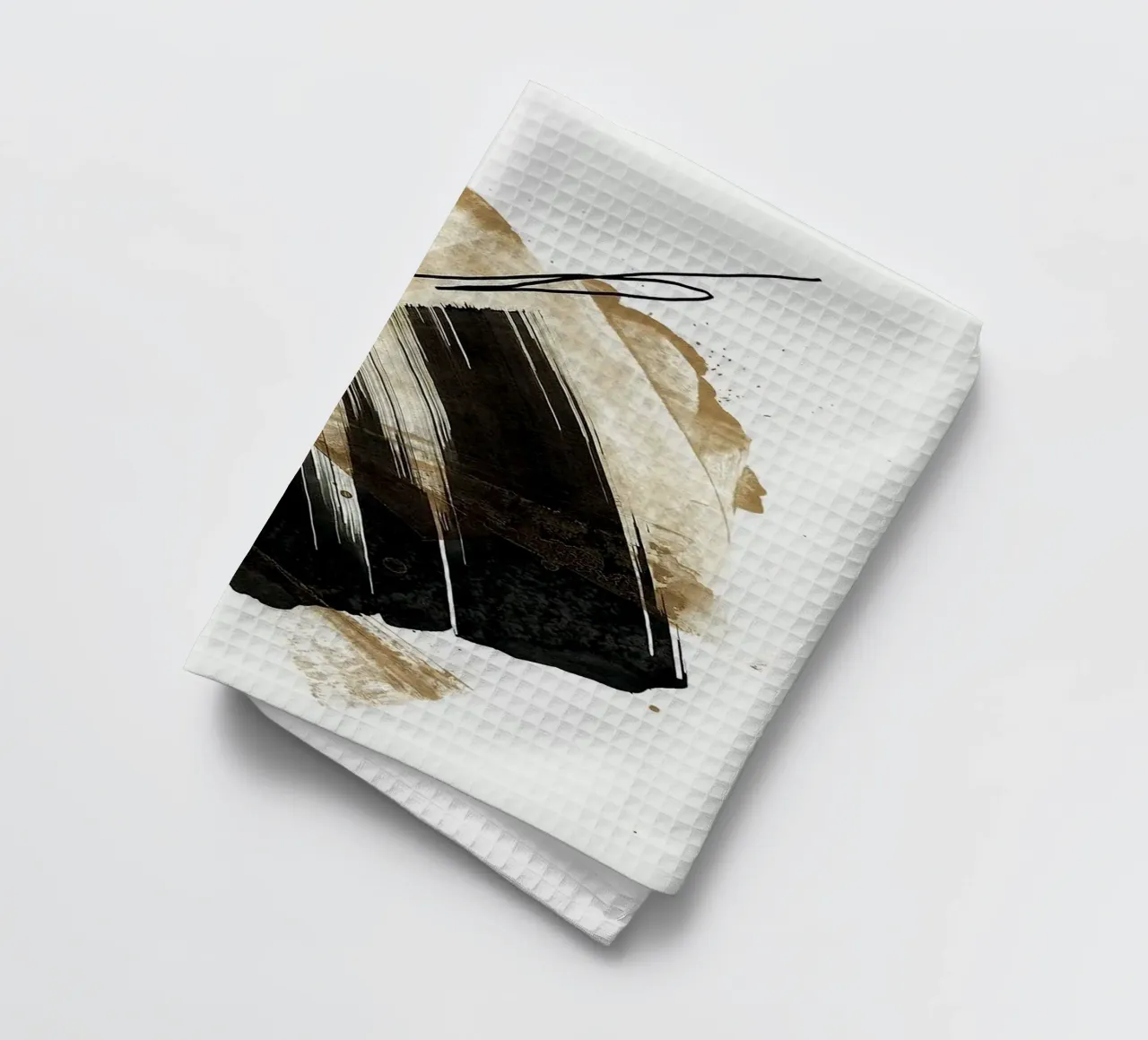 ink art shape minimal canovaccio da cucina da comura