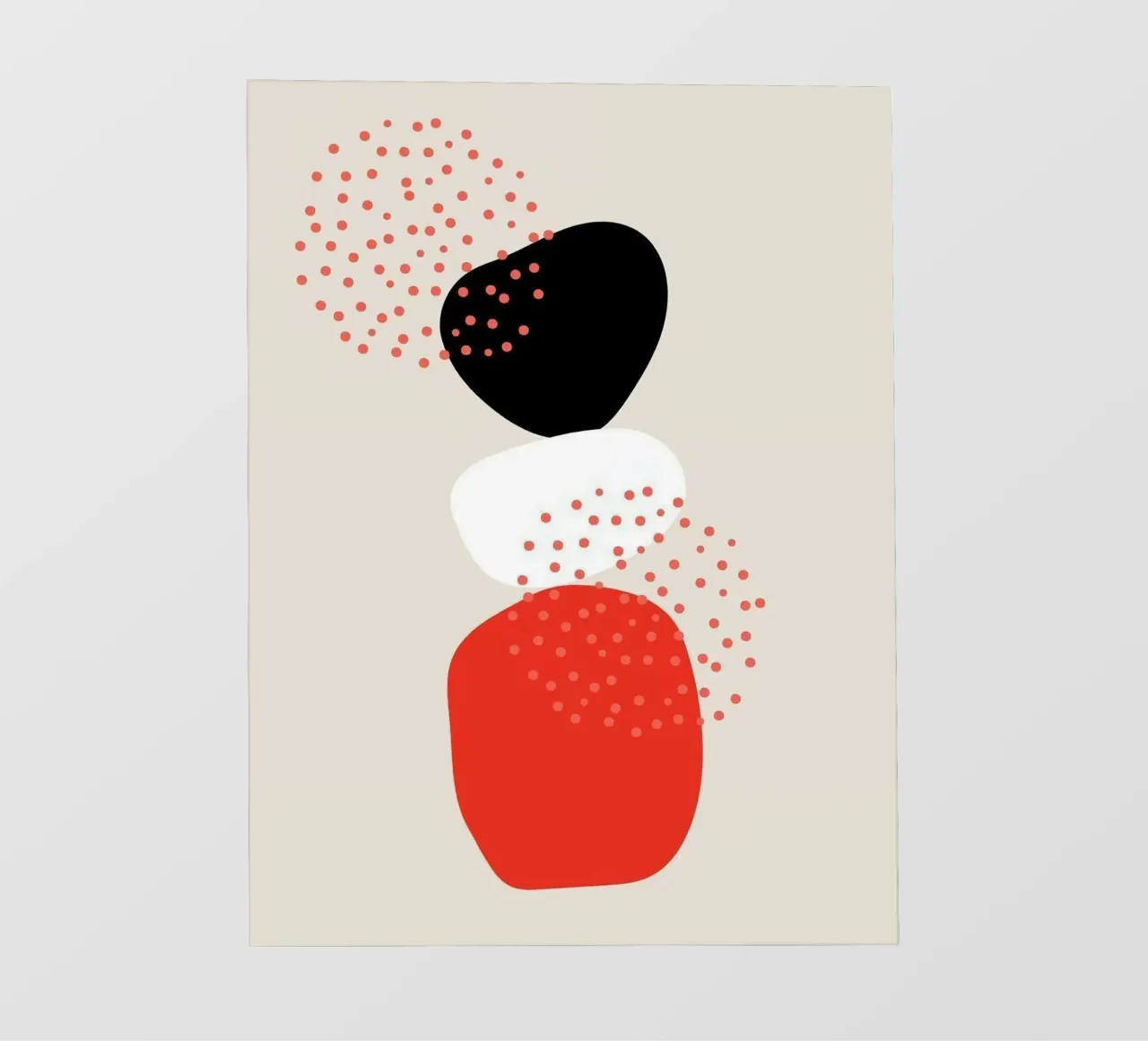 shape red dot pellicola backlit da grace