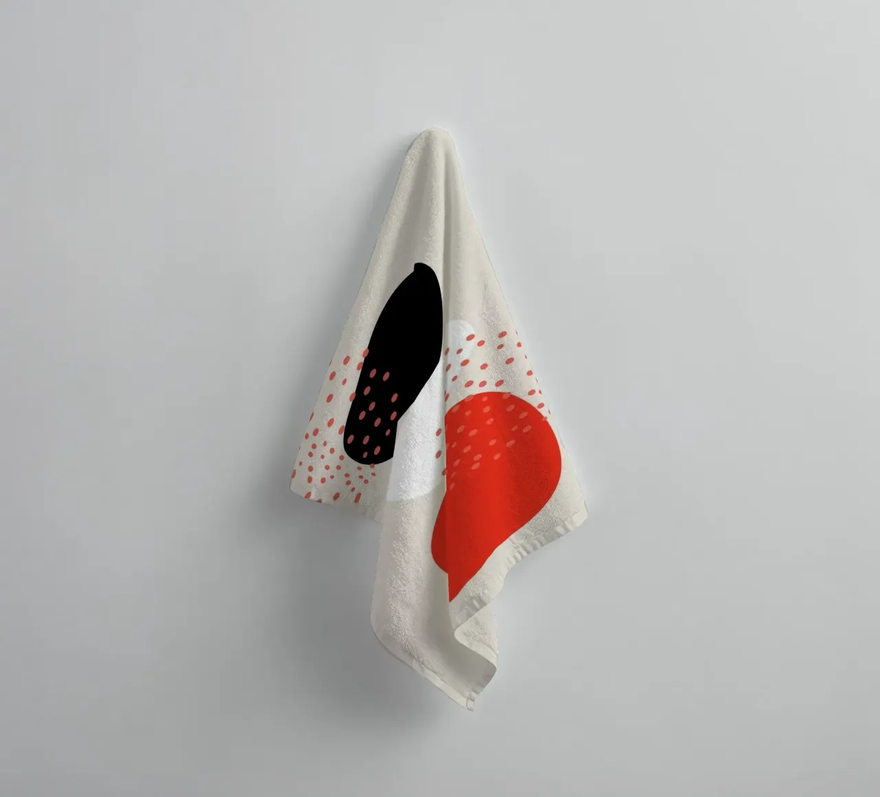 shape red dot asciugamano da bagno da grace