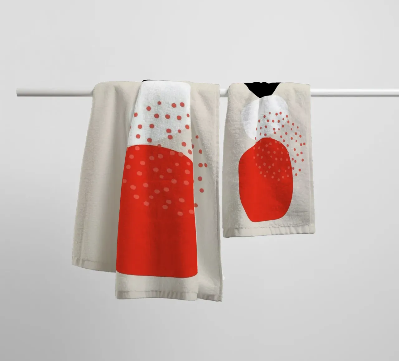 shape red dot asciugamano da bagno da grace