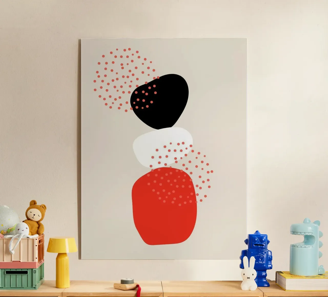 shape red dot plexiglass da grace