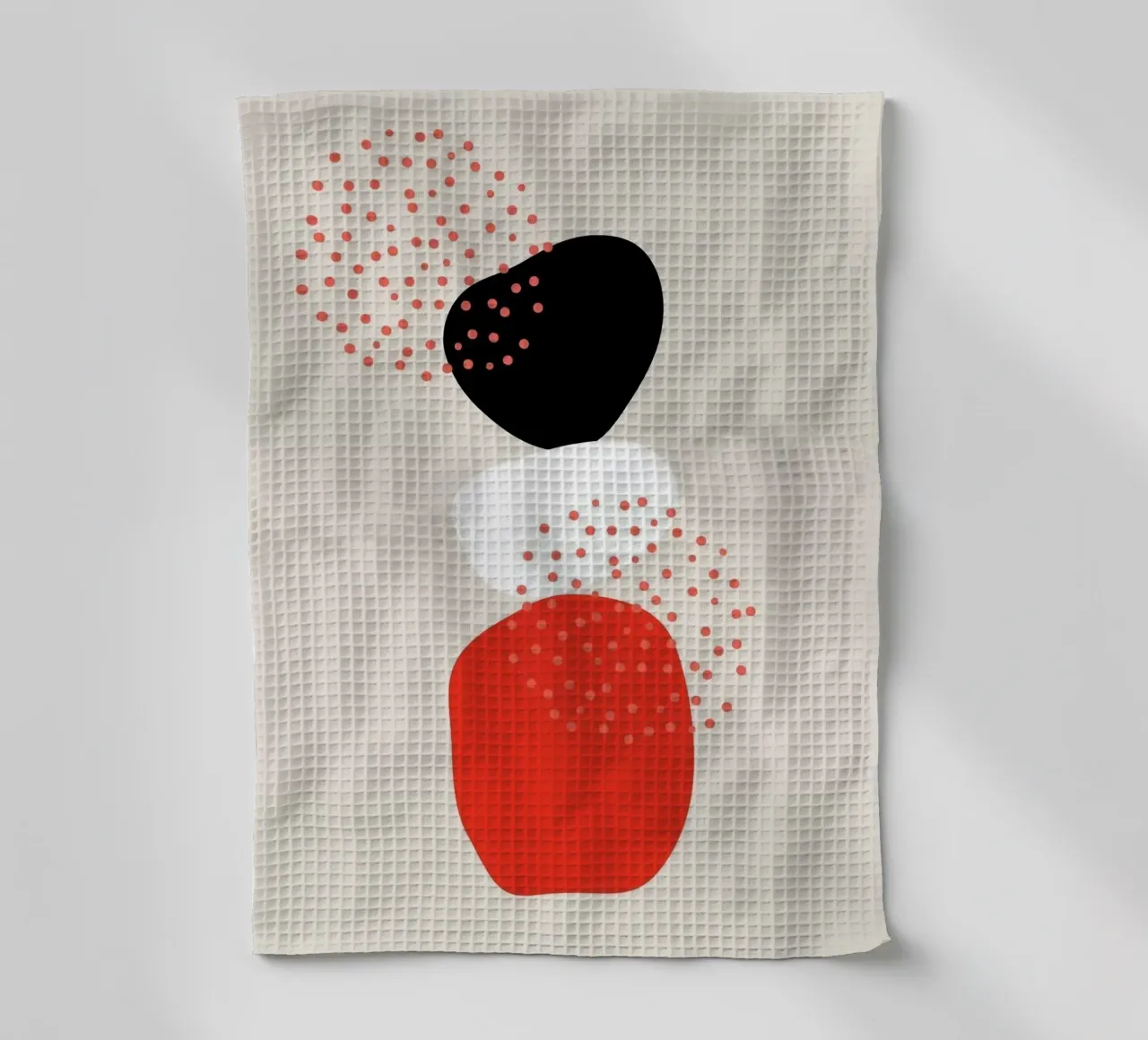 shape red dot canovaccio da cucina da grace