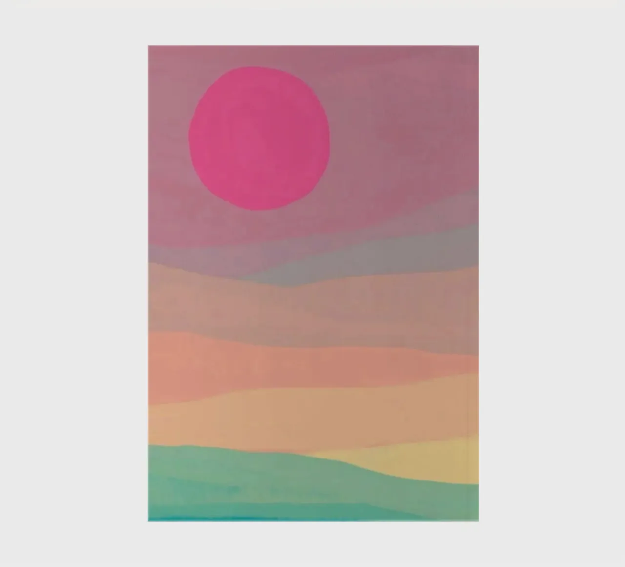 sunset abstract gradient diario da comura
