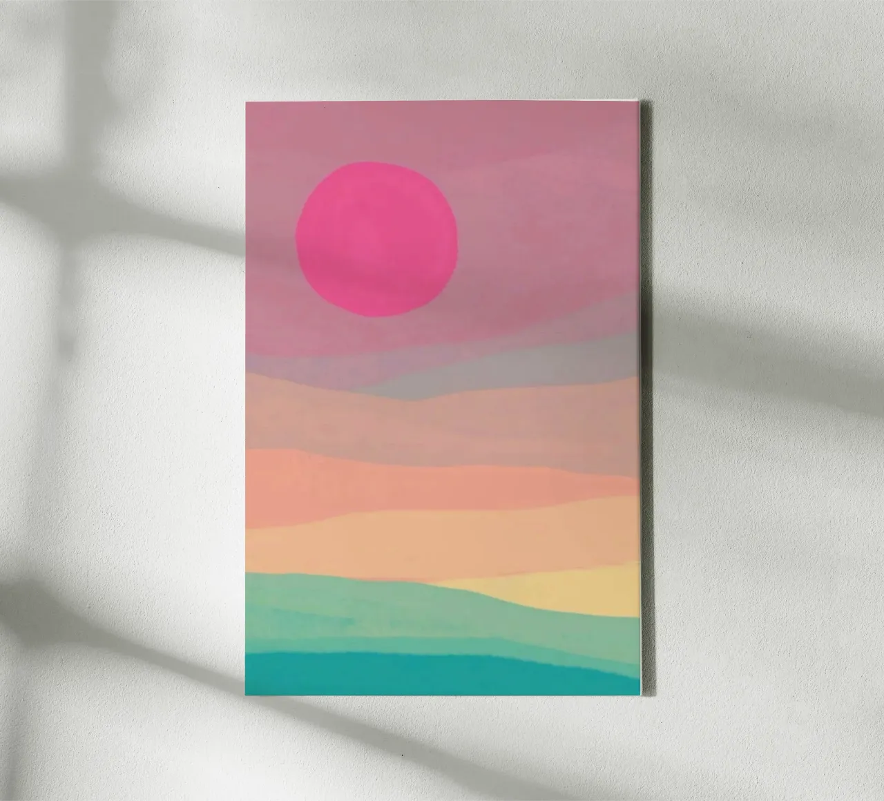 sunset abstract gradient tela da comura