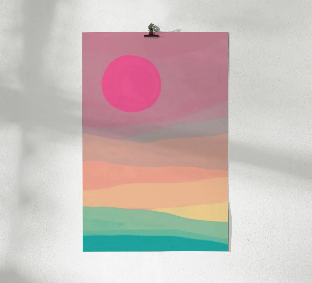 sunset abstract gradient carta hahnemühle da comura