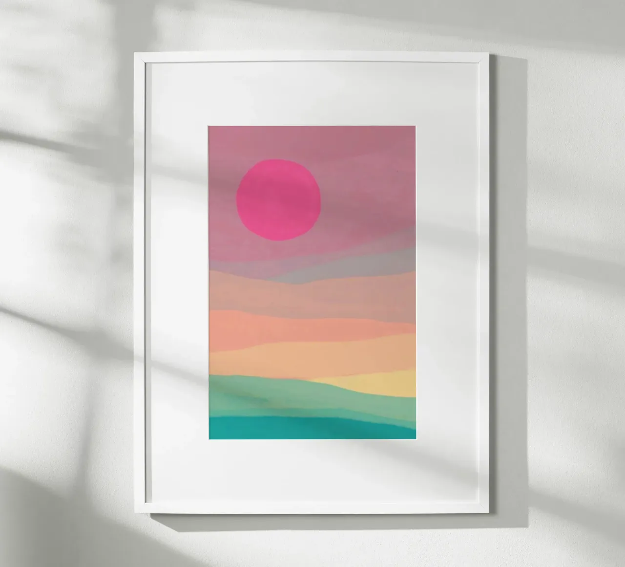 sunset abstract gradient carta hahnemühle da comura