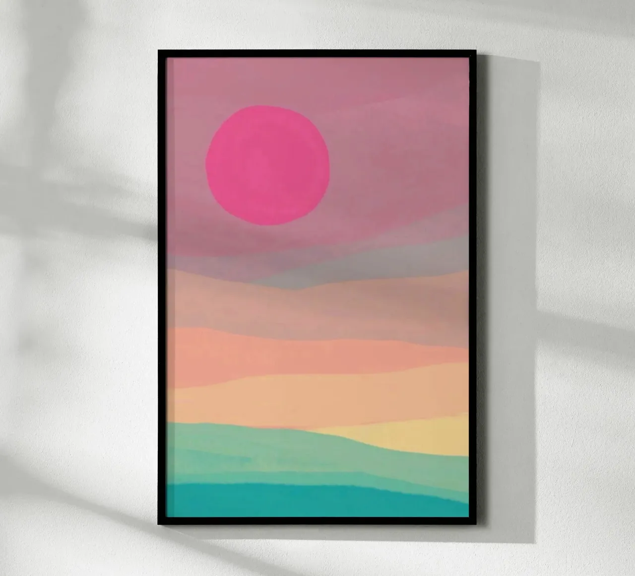sunset abstract gradient carta hahnemühle da comura