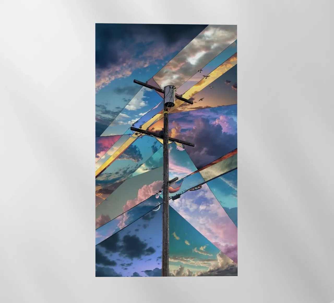 sky piece clouds pellicola backlit da comura