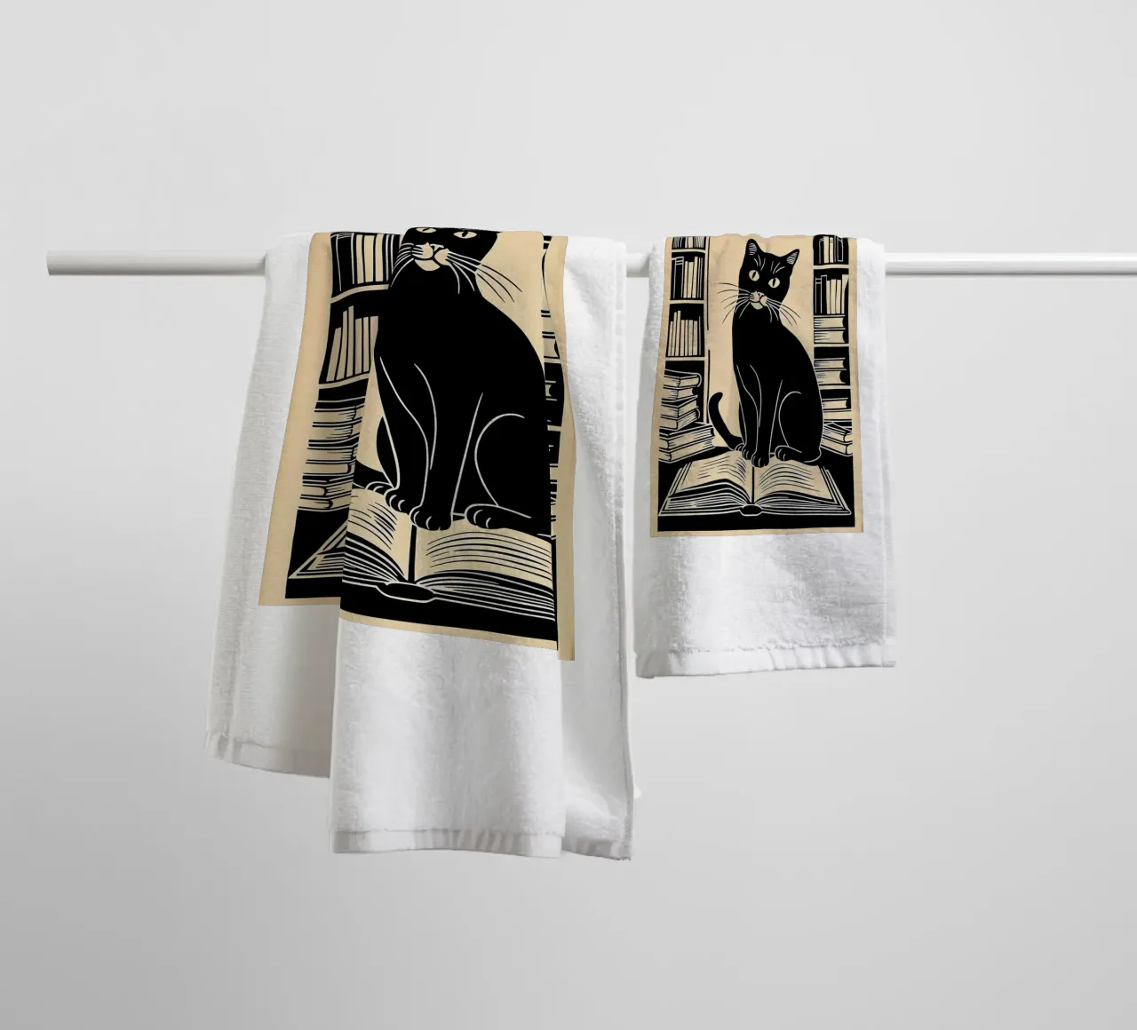 It's A Good Day To Read A Book towel by Arjun