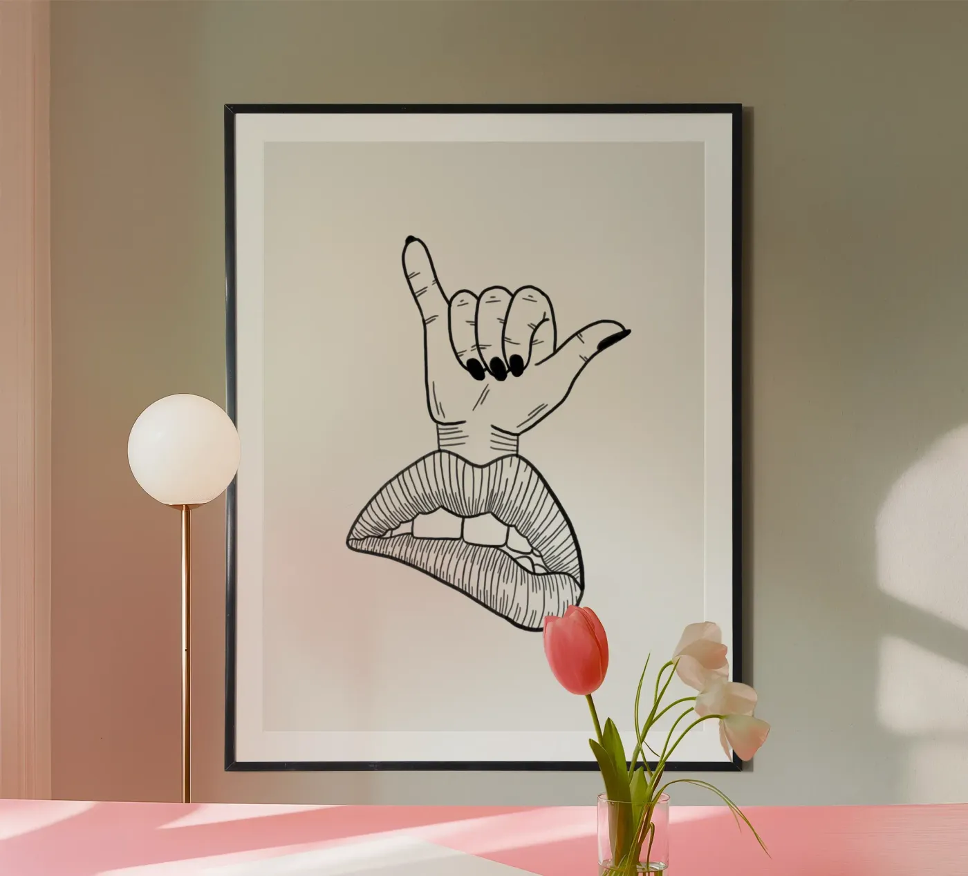 Hang Loose poster da byh.illustration