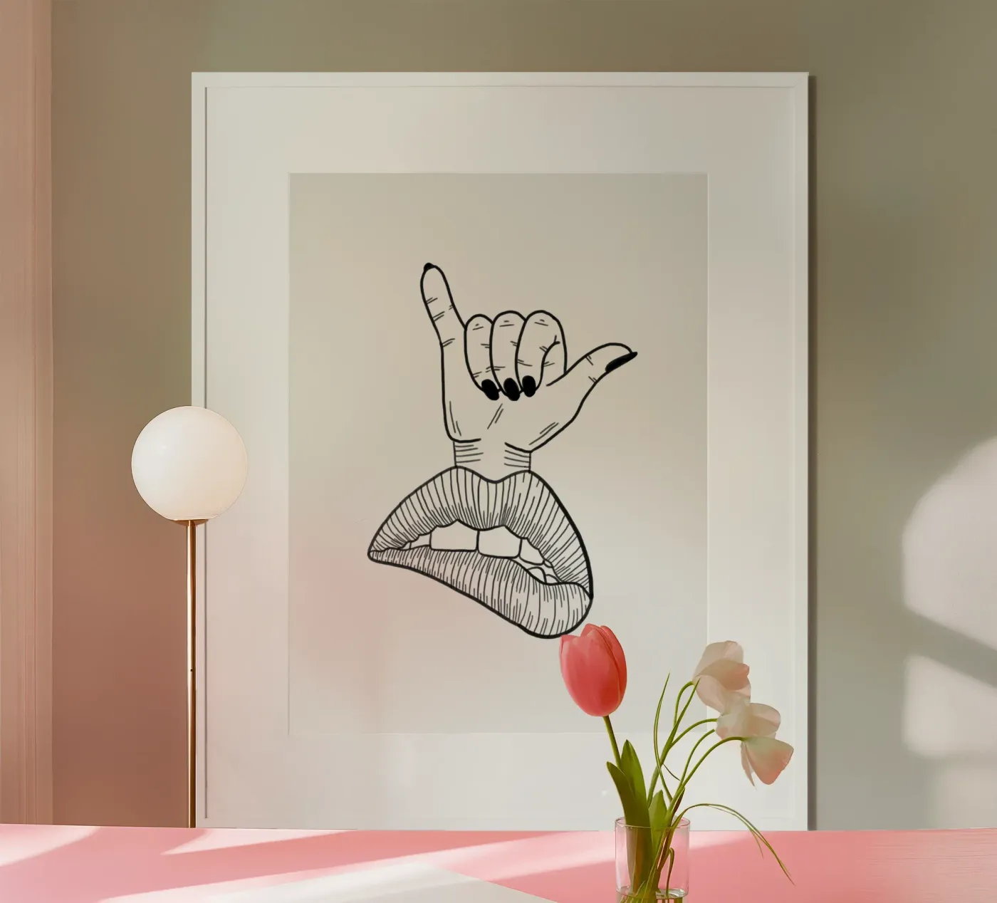 Hang Loose poster da byh.illustration