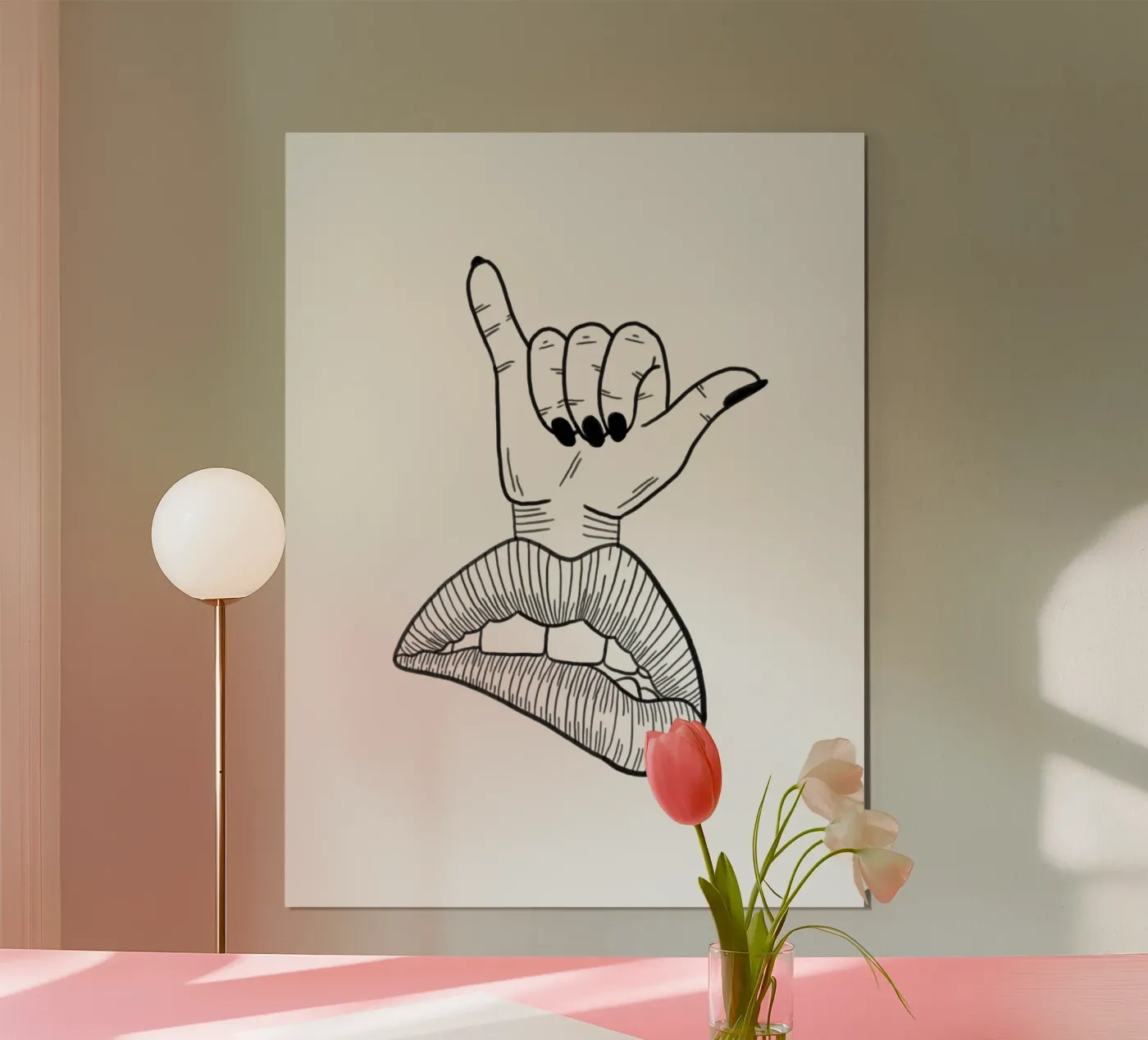 Hang Loose poster da byh.illustration